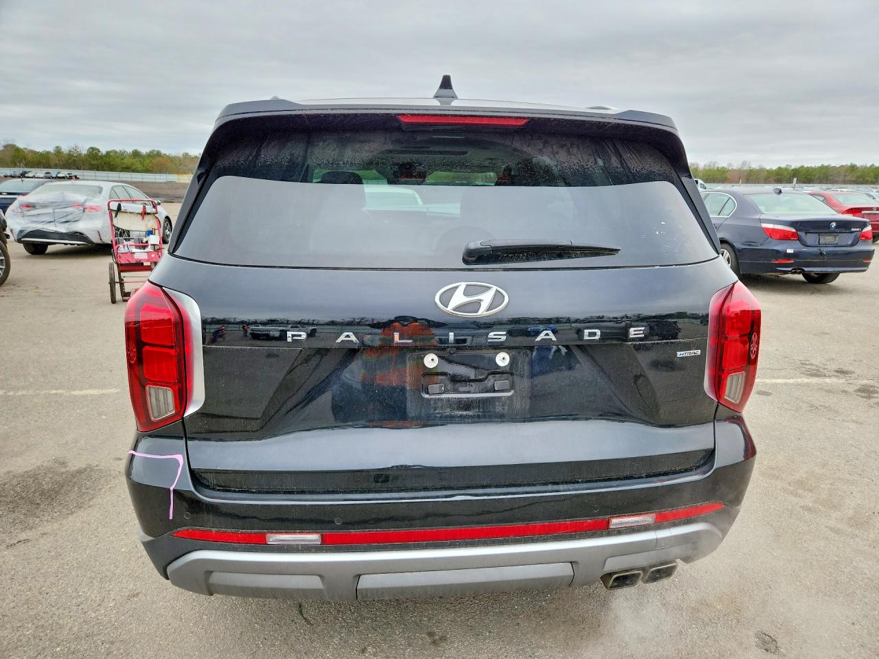 2023 Hyundai Palisade Limited Black vin: KM8R5DGE0PU503169