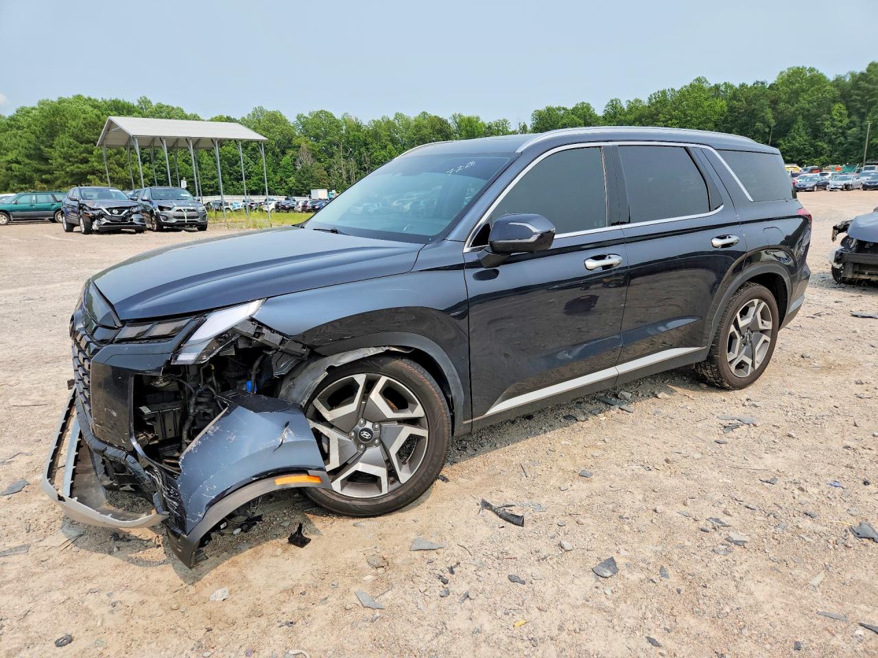 2024 Hyundai Palisade Limited Black vin: KM8R5DGE2RU724596