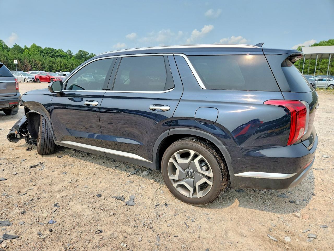 2024 Hyundai Palisade Limited Black vin: KM8R5DGE2RU724596