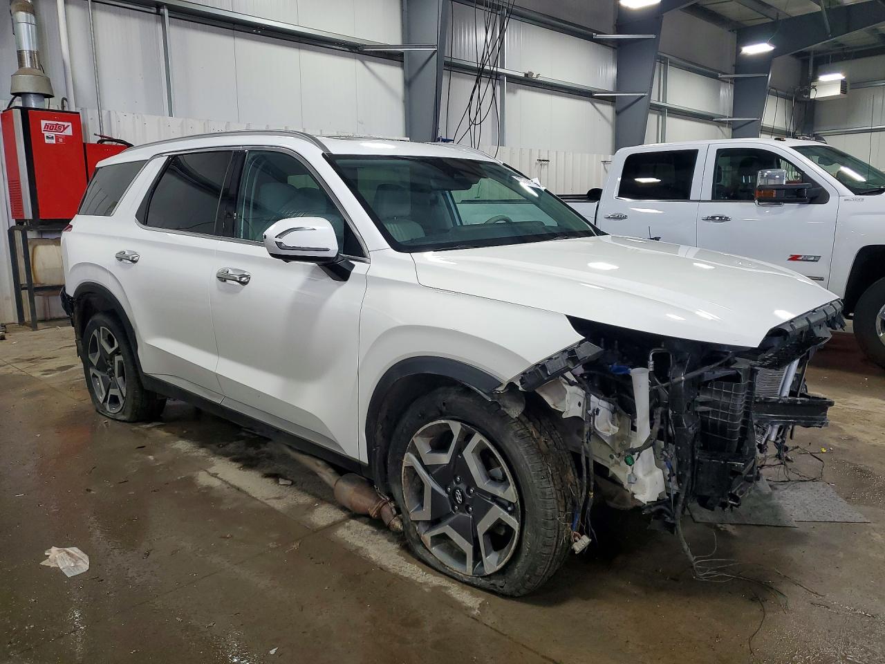 2024 Hyundai Palisade Limited White vin: KM8R5DGE9RU688258