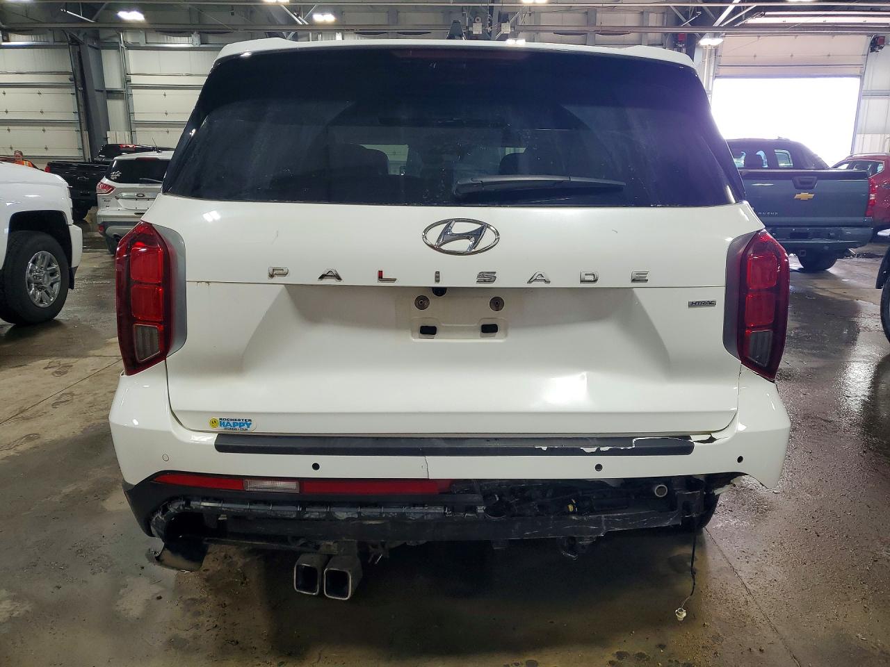 2024 Hyundai Palisade Limited White vin: KM8R5DGE9RU688258