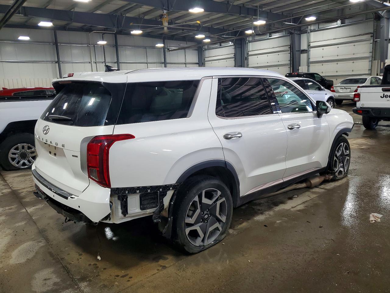 2024 Hyundai Palisade Limited White vin: KM8R5DGE9RU688258