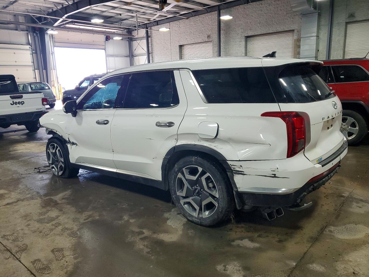 2024 Hyundai Palisade Limited White vin: KM8R5DGE9RU688258