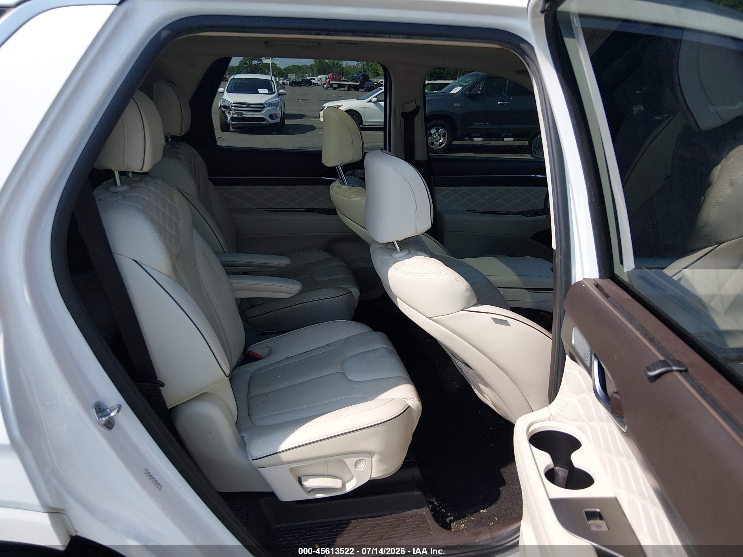 2020 Hyundai Palisade Limited White vin: KM8R5DHE1LU103324