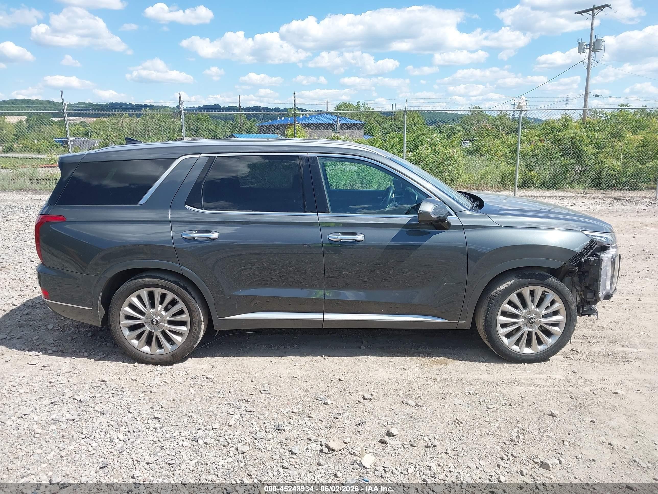 2020 Hyundai Palisade Limited Серый vin: KM8R5DHE1LU106370