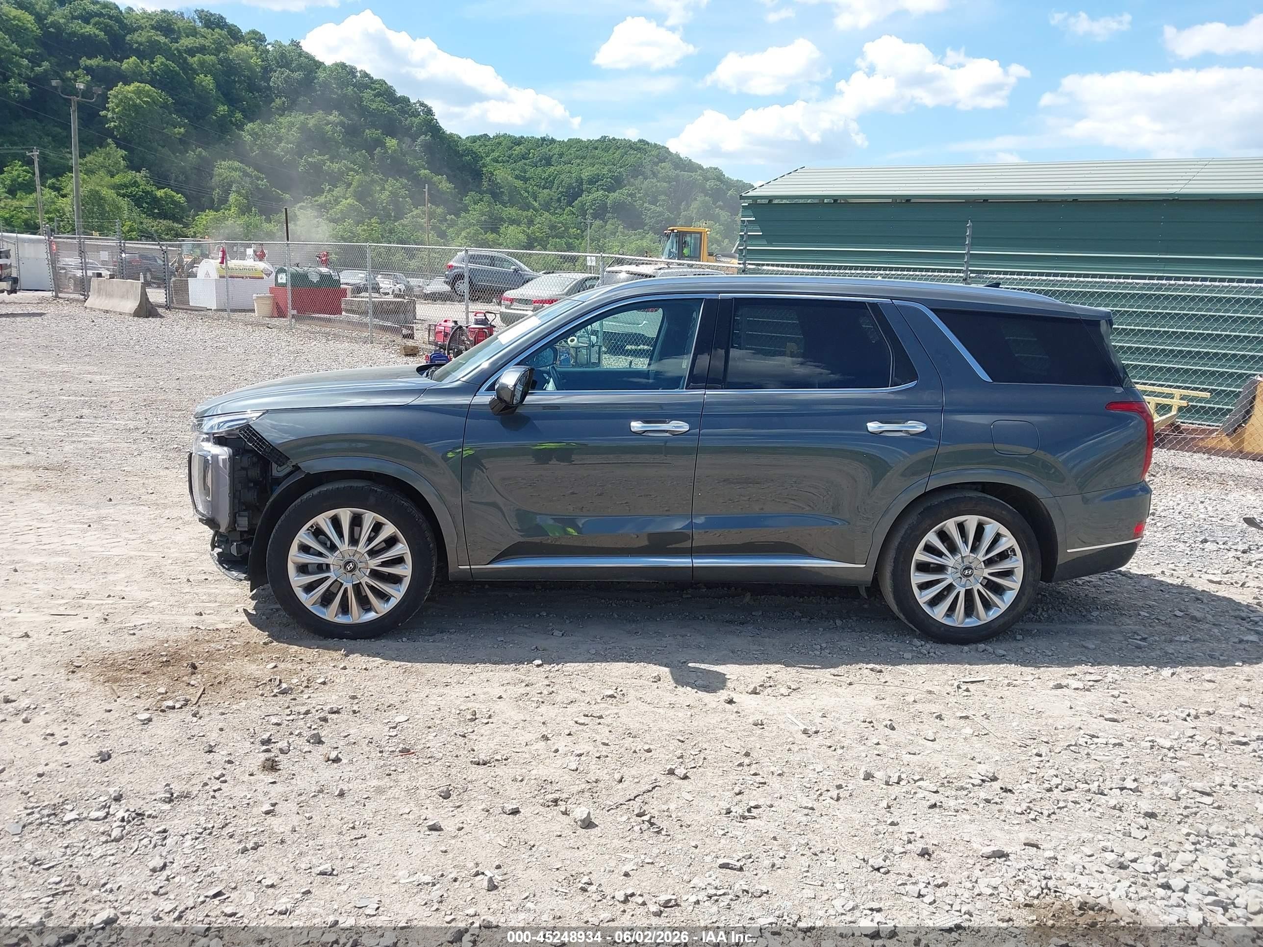 2020 Hyundai Palisade Limited Серый vin: KM8R5DHE1LU106370