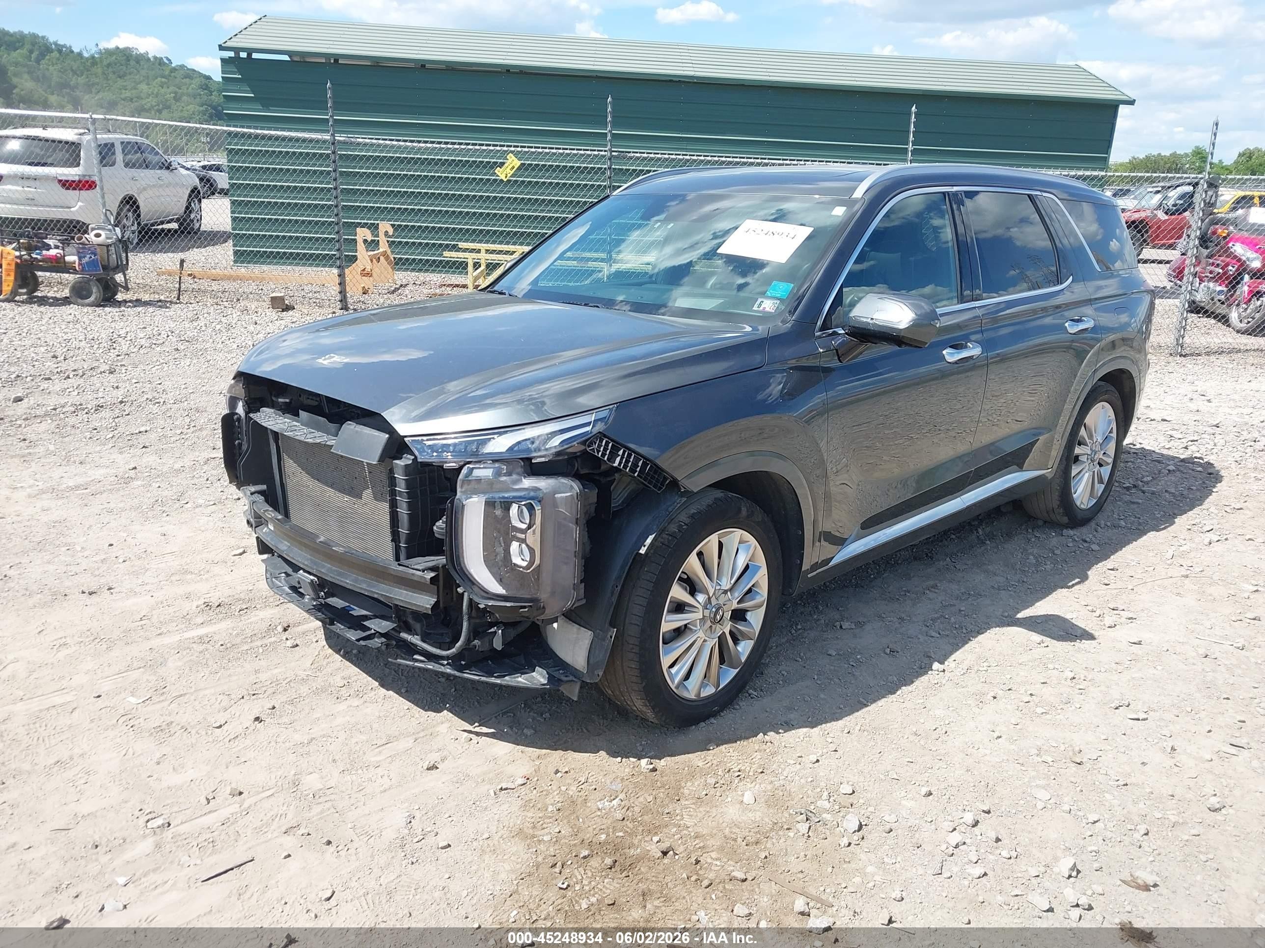 2020 Hyundai Palisade Limited Серый vin: KM8R5DHE1LU106370