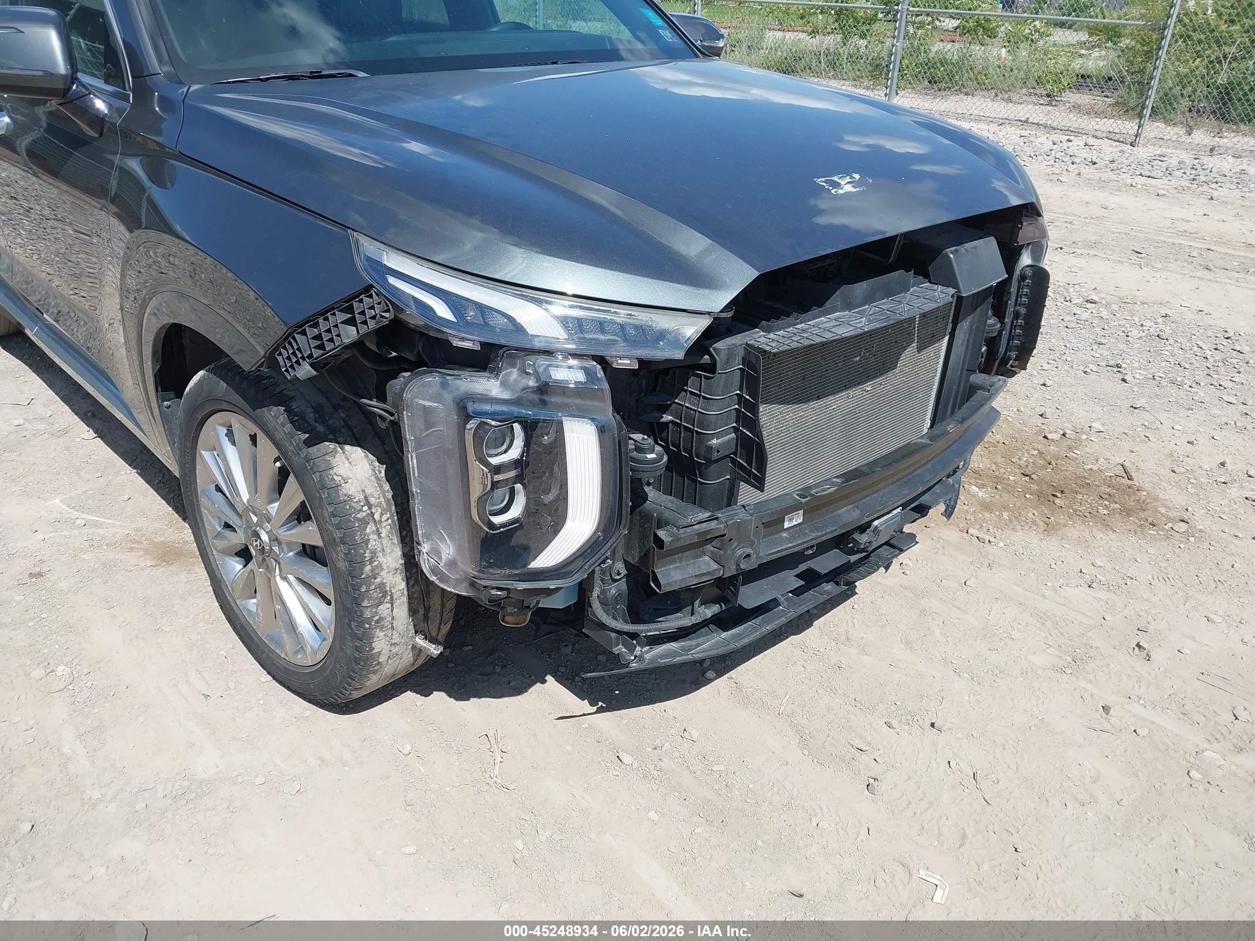 2020 Hyundai Palisade Limited Серый vin: KM8R5DHE1LU106370