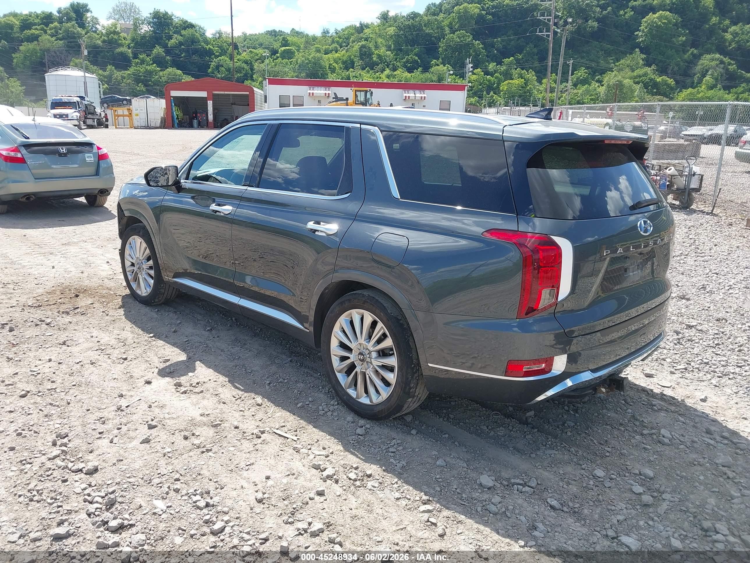 2020 Hyundai Palisade Limited Серый vin: KM8R5DHE1LU106370