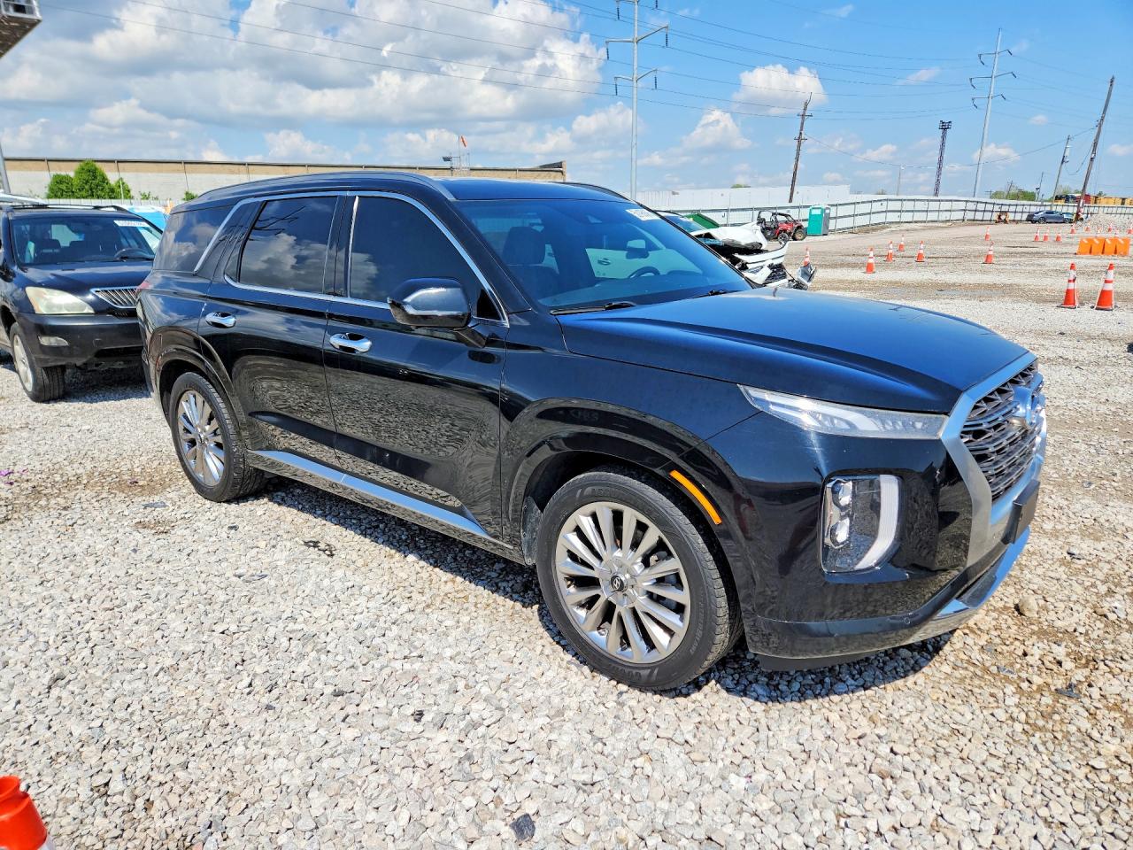 2020 Hyundai Palisade Limited Black vin: KM8R5DHE2LU033221