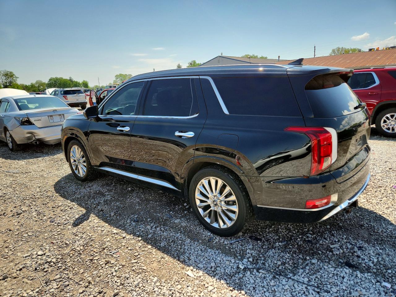2020 Hyundai Palisade Limited Black vin: KM8R5DHE2LU033221