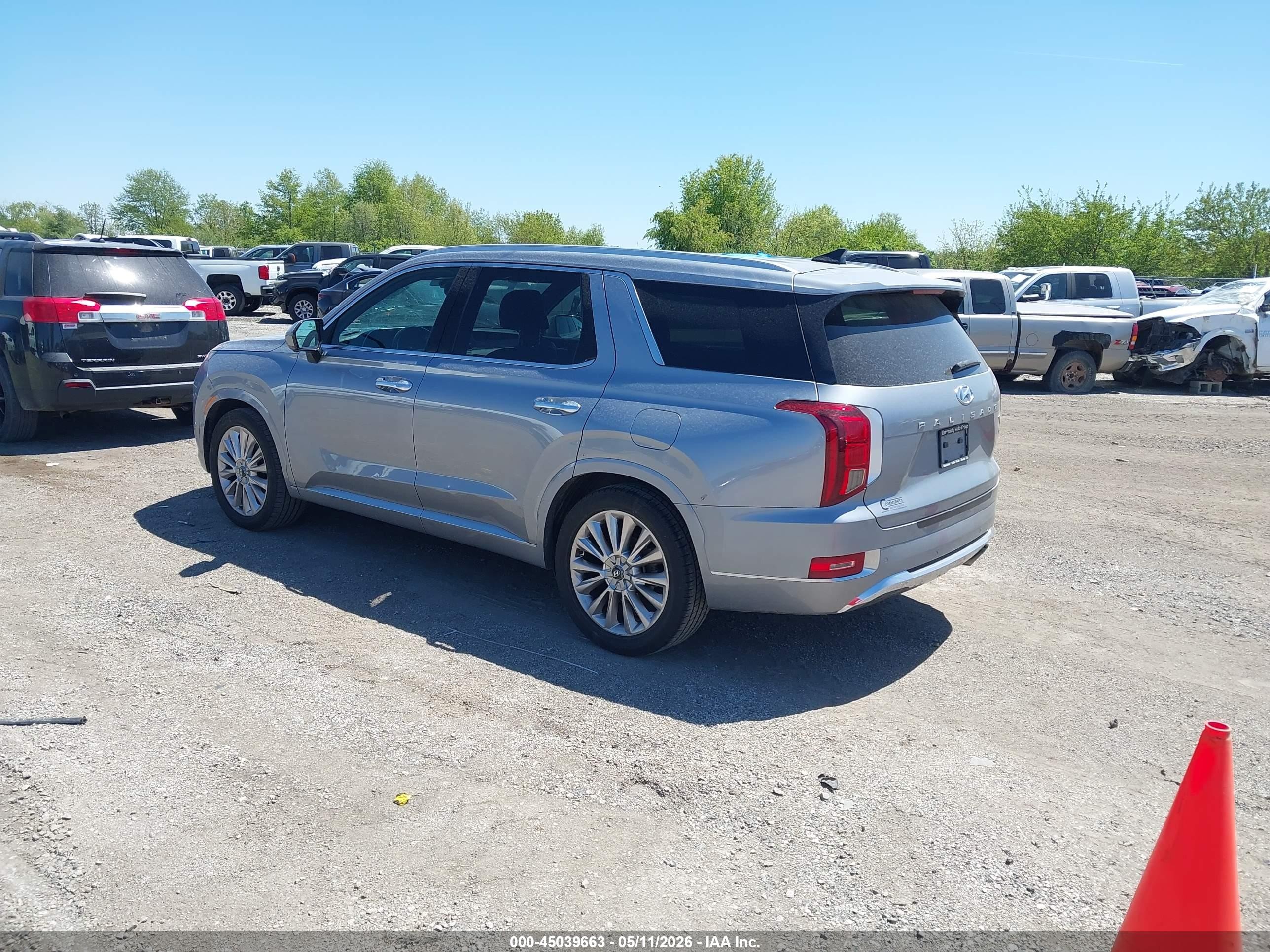 2020 Hyundai Palisade Limited Silver vin: KM8R5DHE3LU108895