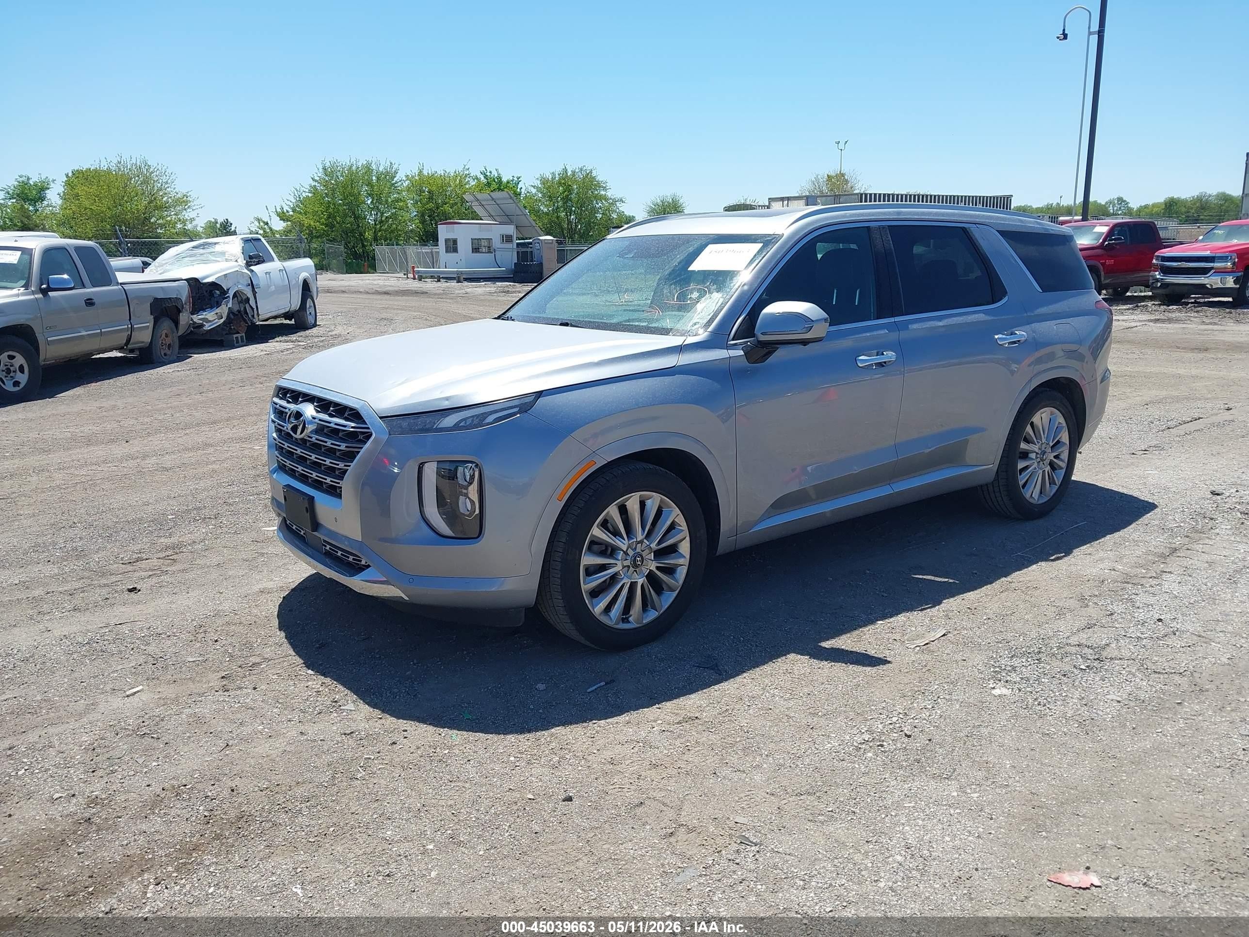 2020 Hyundai Palisade Limited Silver vin: KM8R5DHE3LU108895