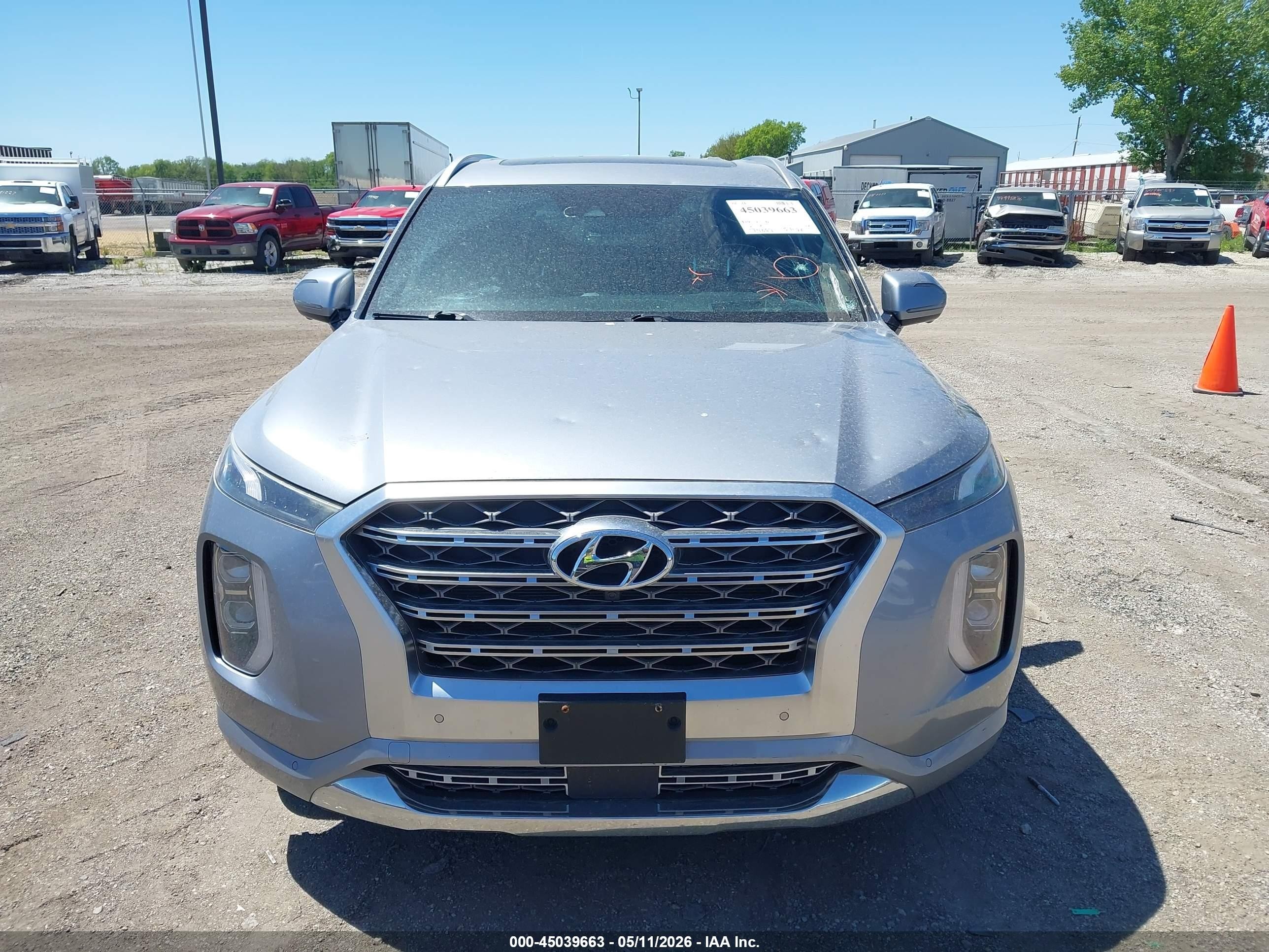 2020 Hyundai Palisade Limited Silver vin: KM8R5DHE3LU108895