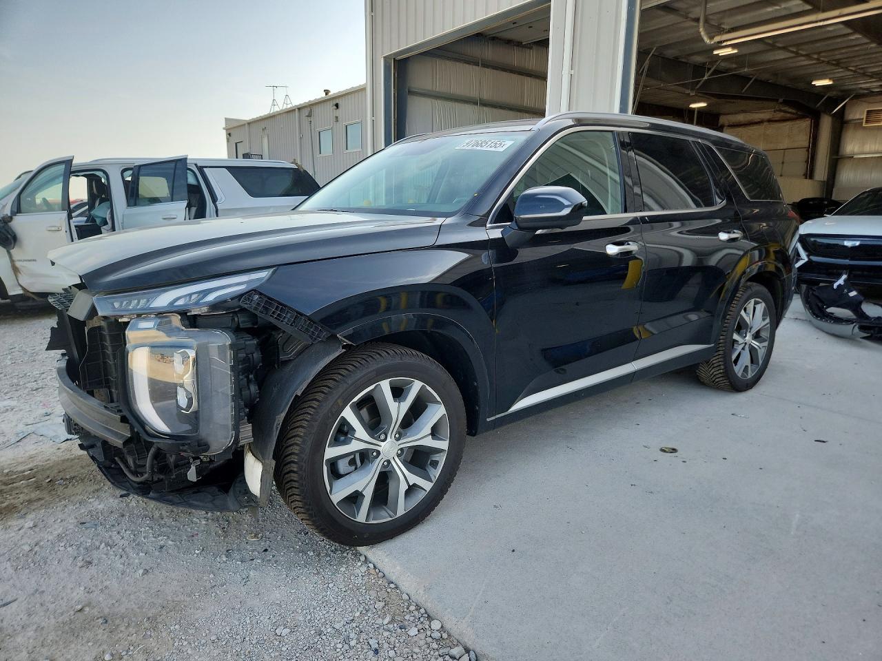 2022 Hyundai Palisade Limited Black vin: KM8R5DHE3NU458336