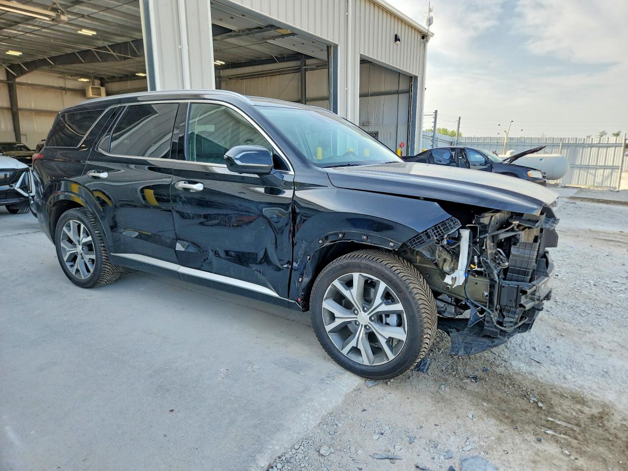 2022 Hyundai Palisade Limited Black vin: KM8R5DHE3NU458336