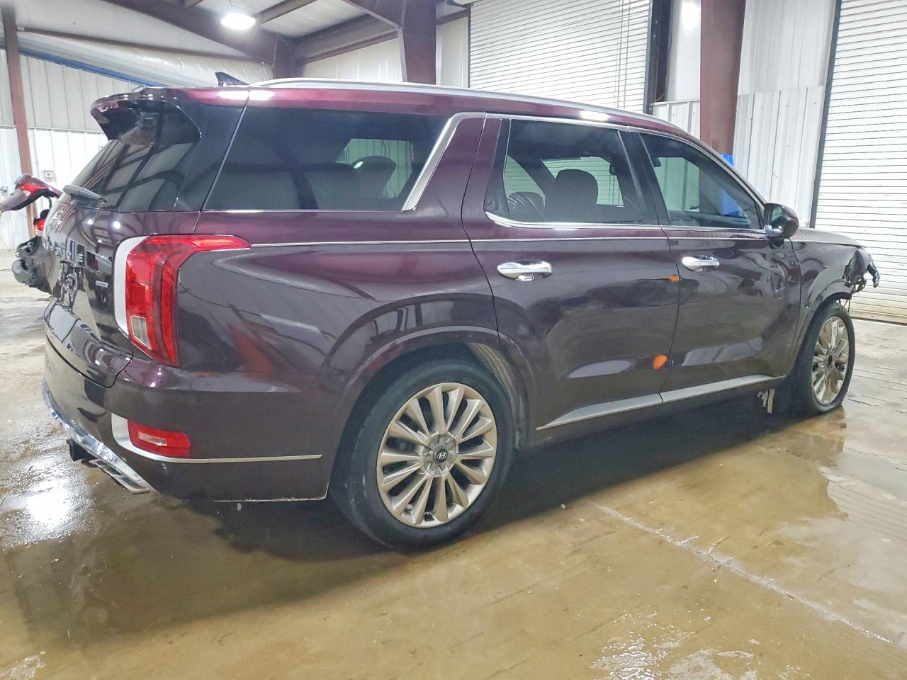 2020 Hyundai Palisade Limited Темно-бордовый vin: KM8R5DHE4LU151402