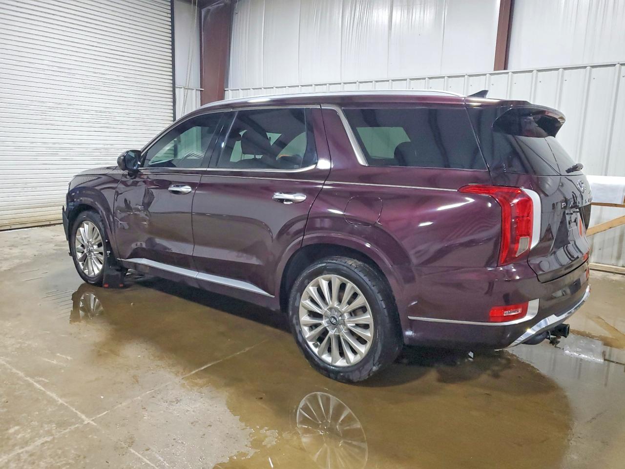 2020 Hyundai Palisade Limited Темно-бордовый vin: KM8R5DHE4LU151402