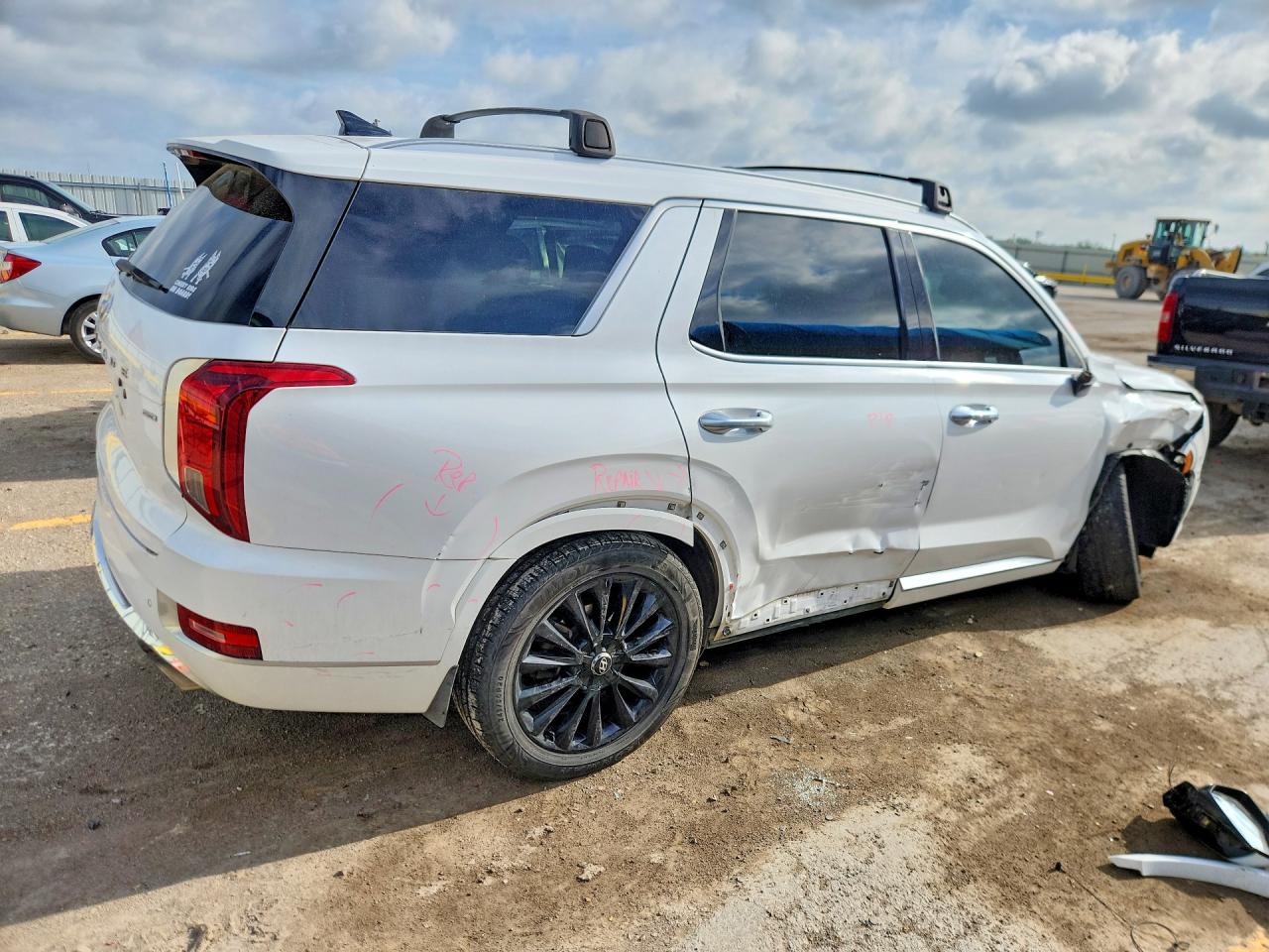 2020 Hyundai Palisade Limited Белый vin: KM8R5DHE5LU114035