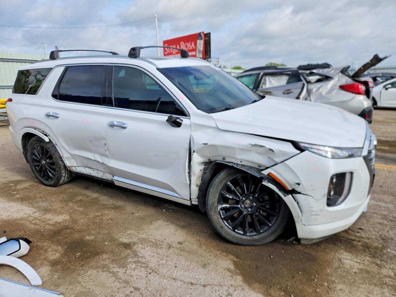 2020 Hyundai Palisade Limited Белый vin: KM8R5DHE5LU114035