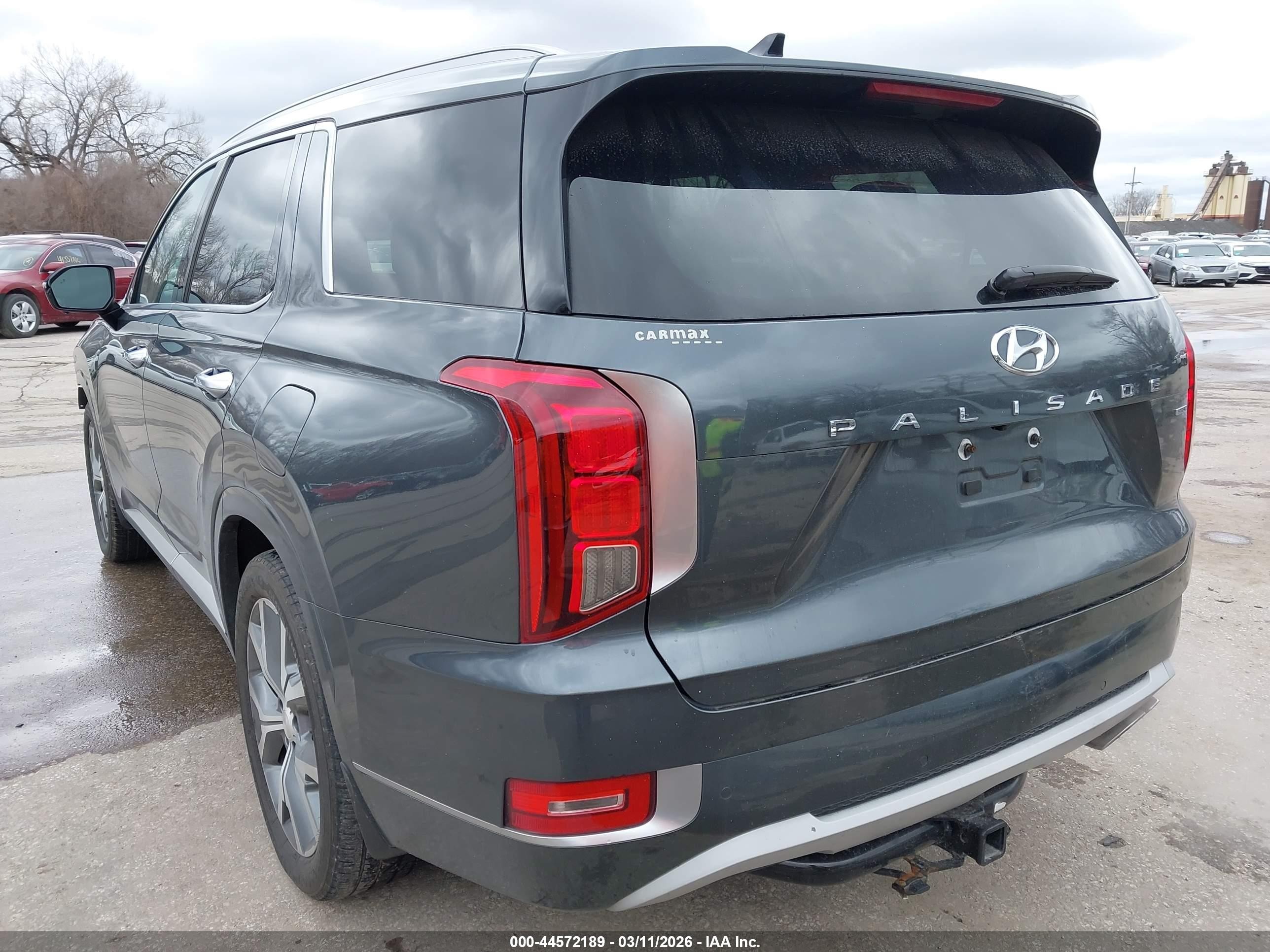 2021 Hyundai Palisade Limited Серый vin: KM8R5DHE6MU188114