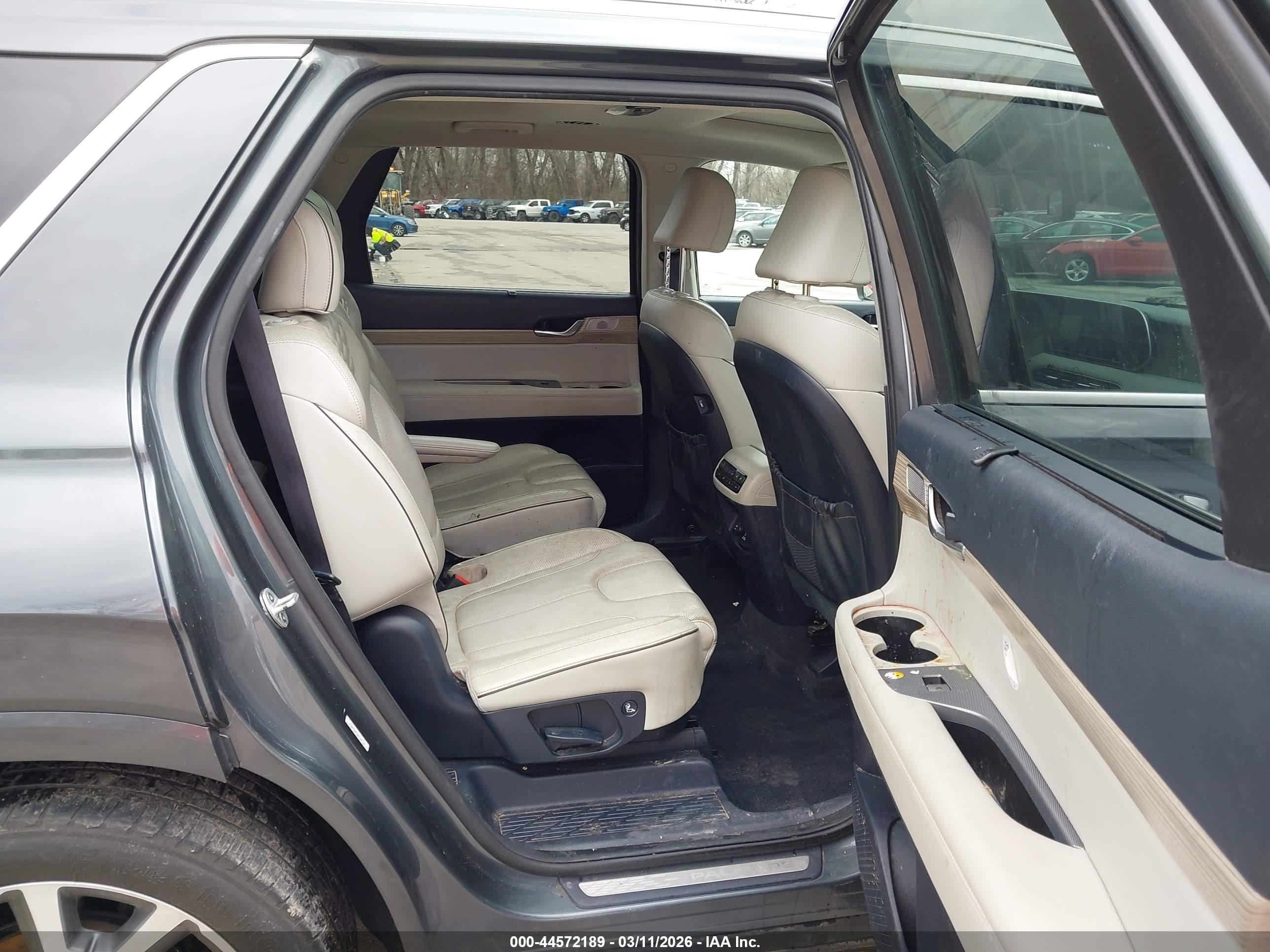 2021 Hyundai Palisade Limited Серый vin: KM8R5DHE6MU188114