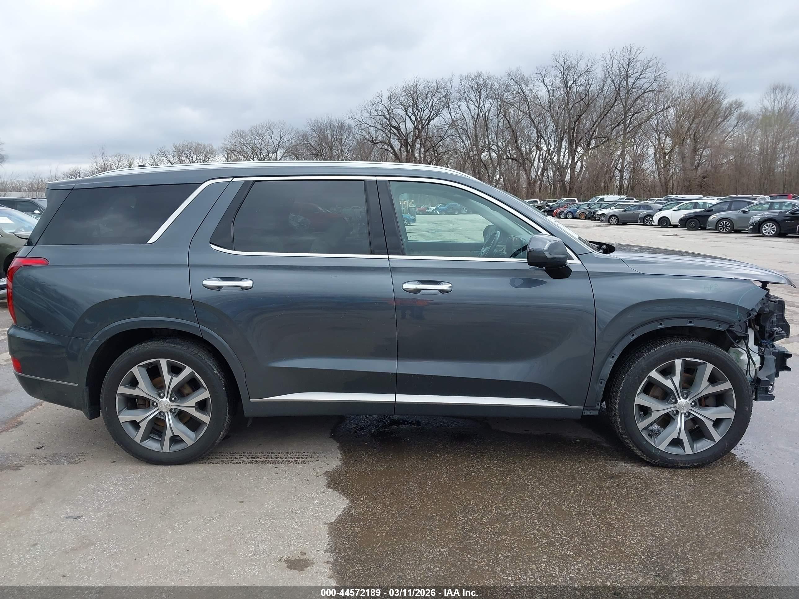 2021 Hyundai Palisade Limited Серый vin: KM8R5DHE6MU188114