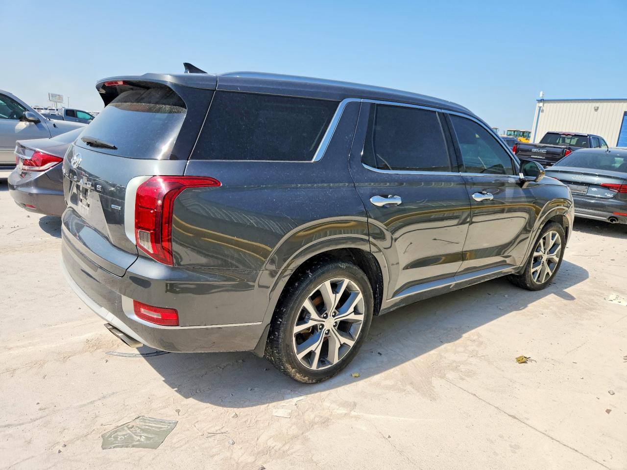 2021 Hyundai Palisade Limited Gray vin: KM8R5DHE9MU178967
