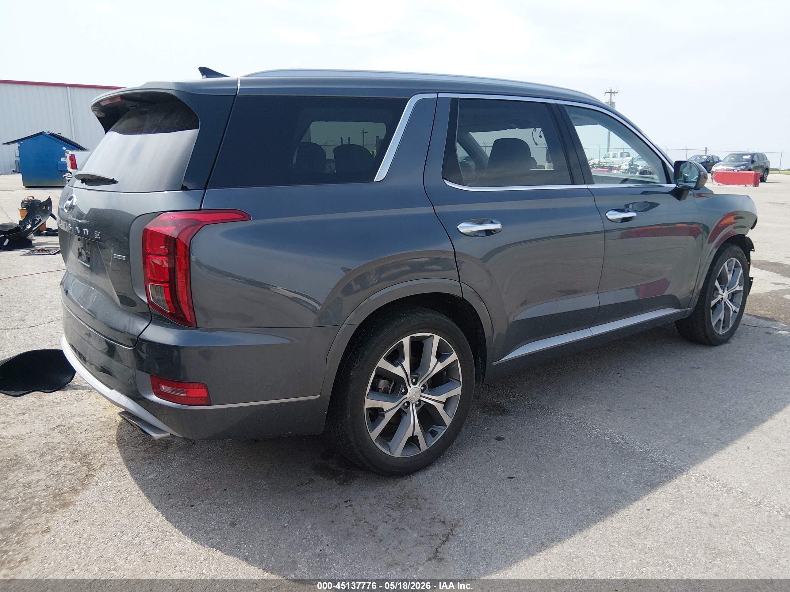 2021 Hyundai Palisade Limited Gray vin: KM8R5DHEXMU238898