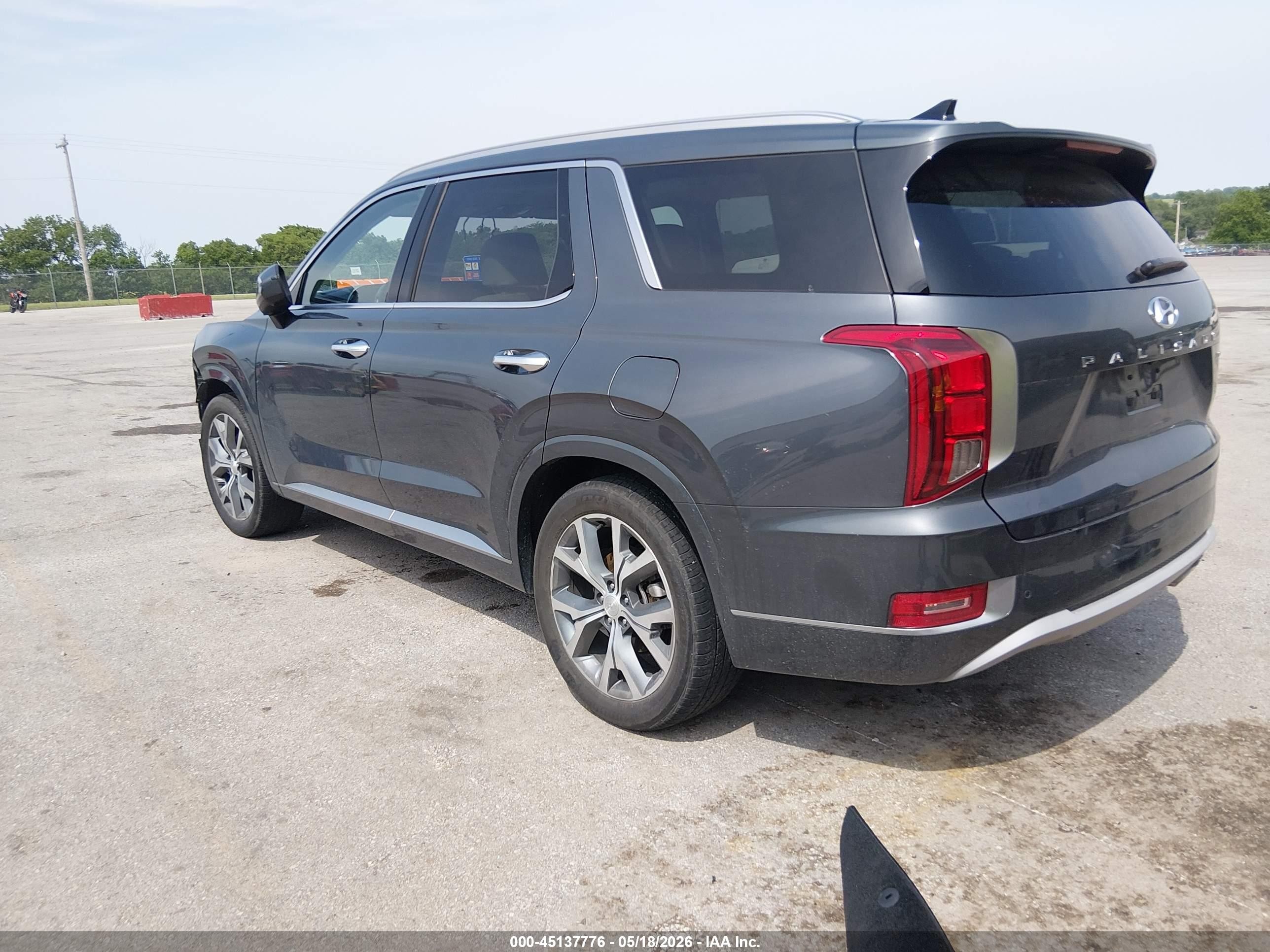 2021 Hyundai Palisade Limited Gray vin: KM8R5DHEXMU238898