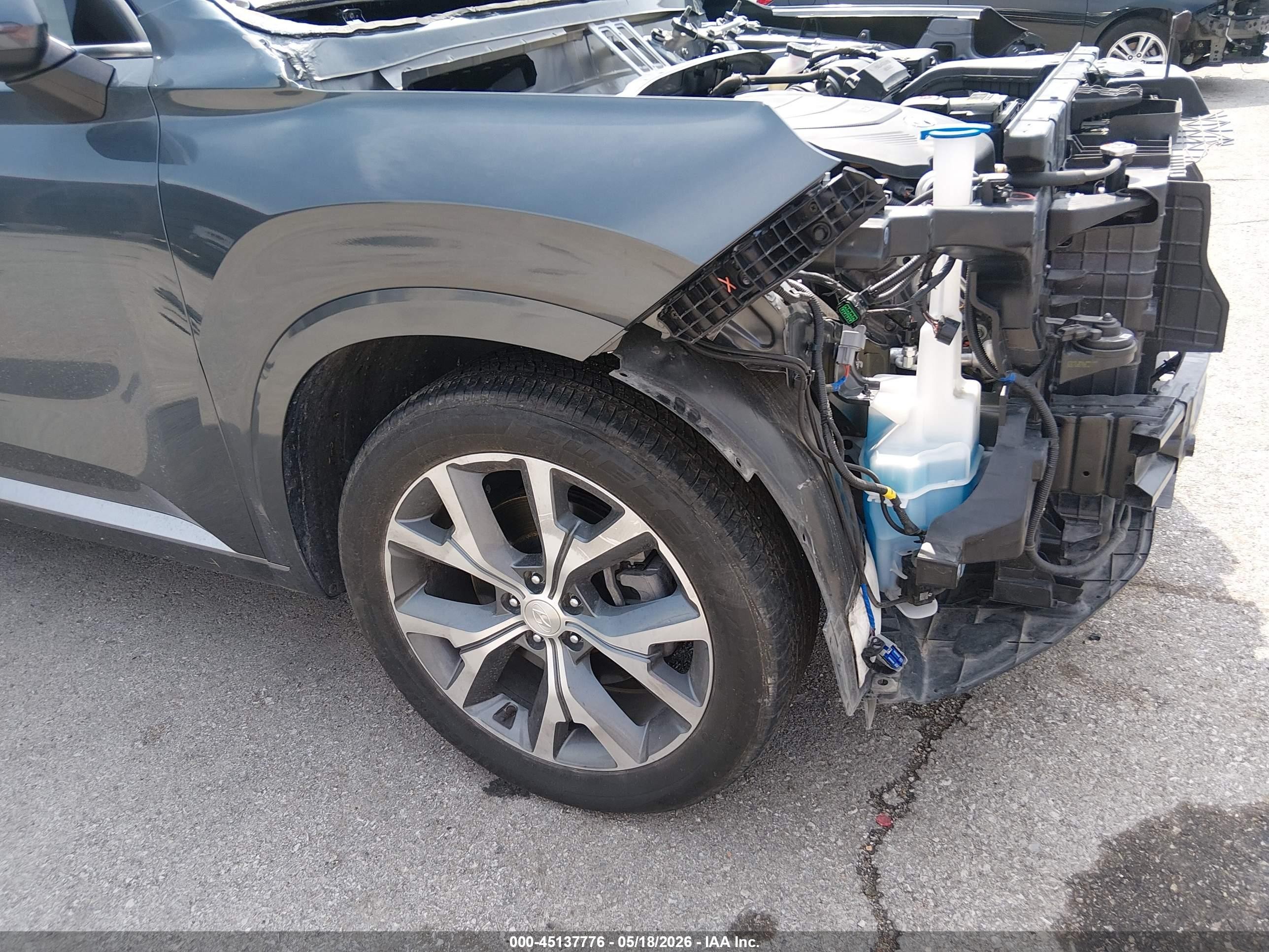 2021 Hyundai Palisade Limited Gray vin: KM8R5DHEXMU238898