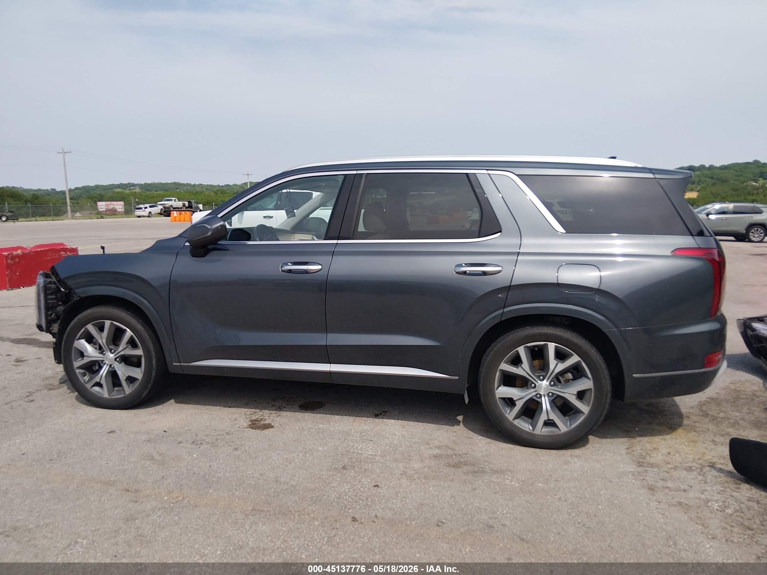 2021 Hyundai Palisade Limited Gray vin: KM8R5DHEXMU238898