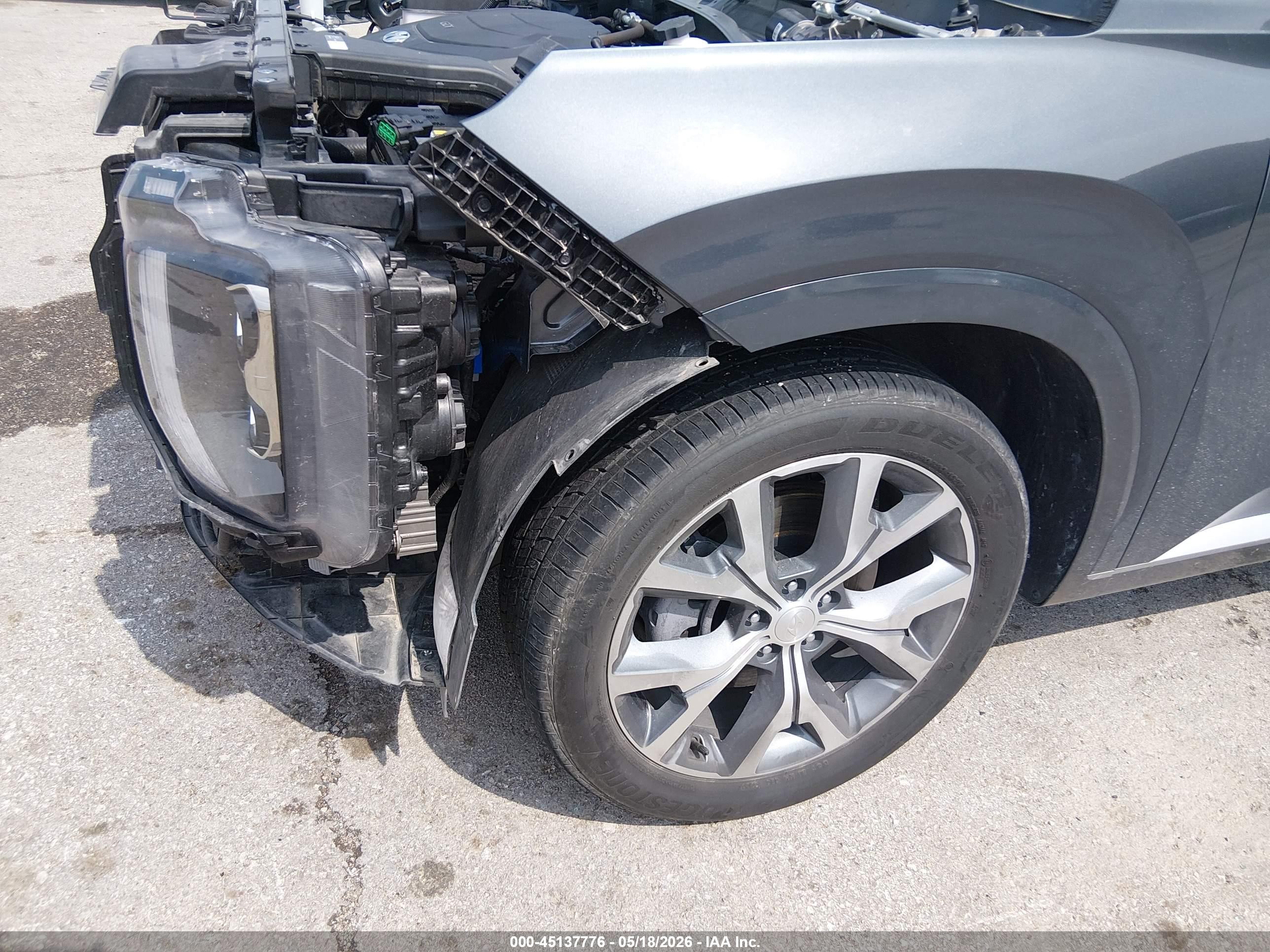 2021 Hyundai Palisade Limited Gray vin: KM8R5DHEXMU238898