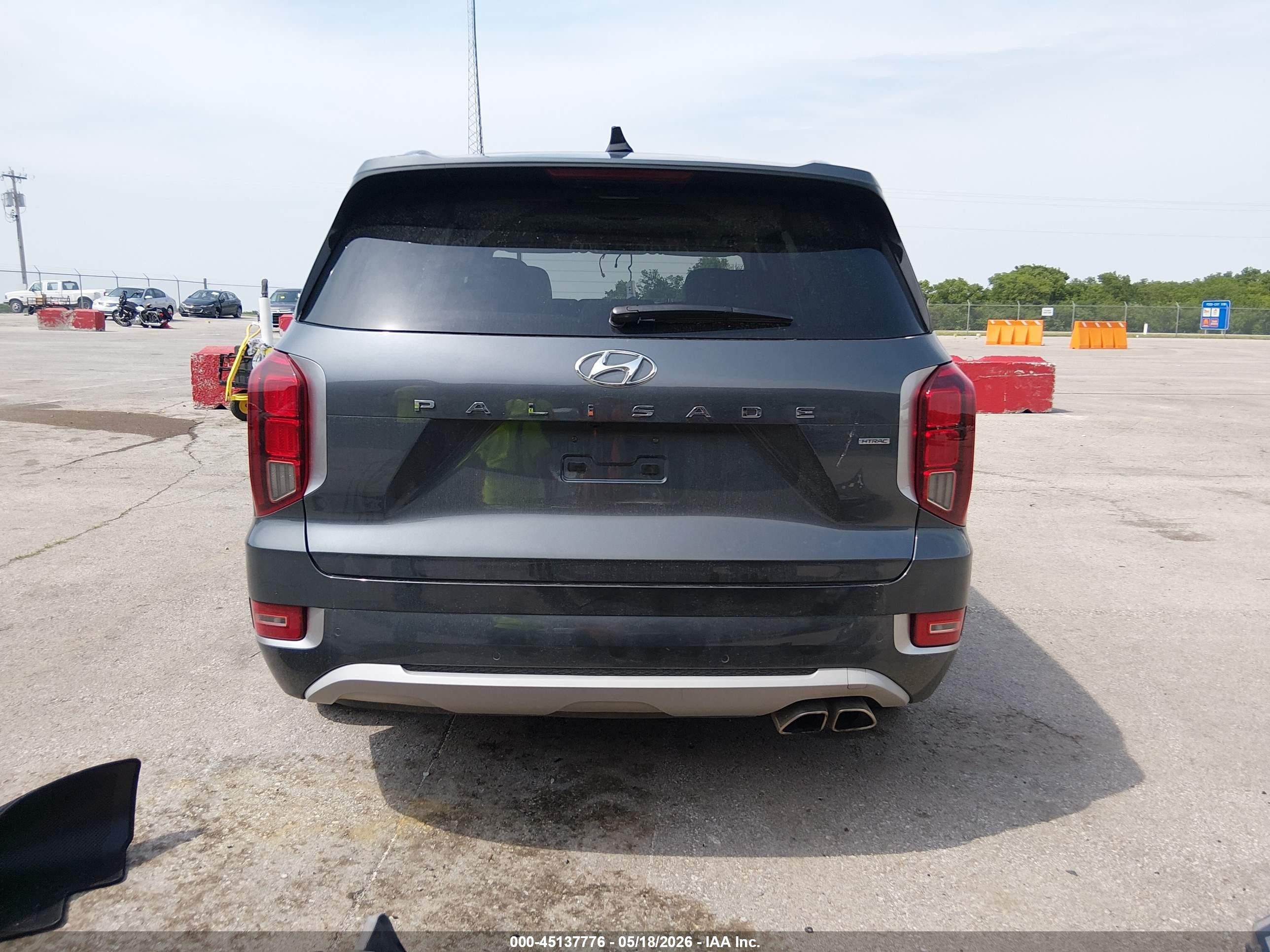 2021 Hyundai Palisade Limited Gray vin: KM8R5DHEXMU238898
