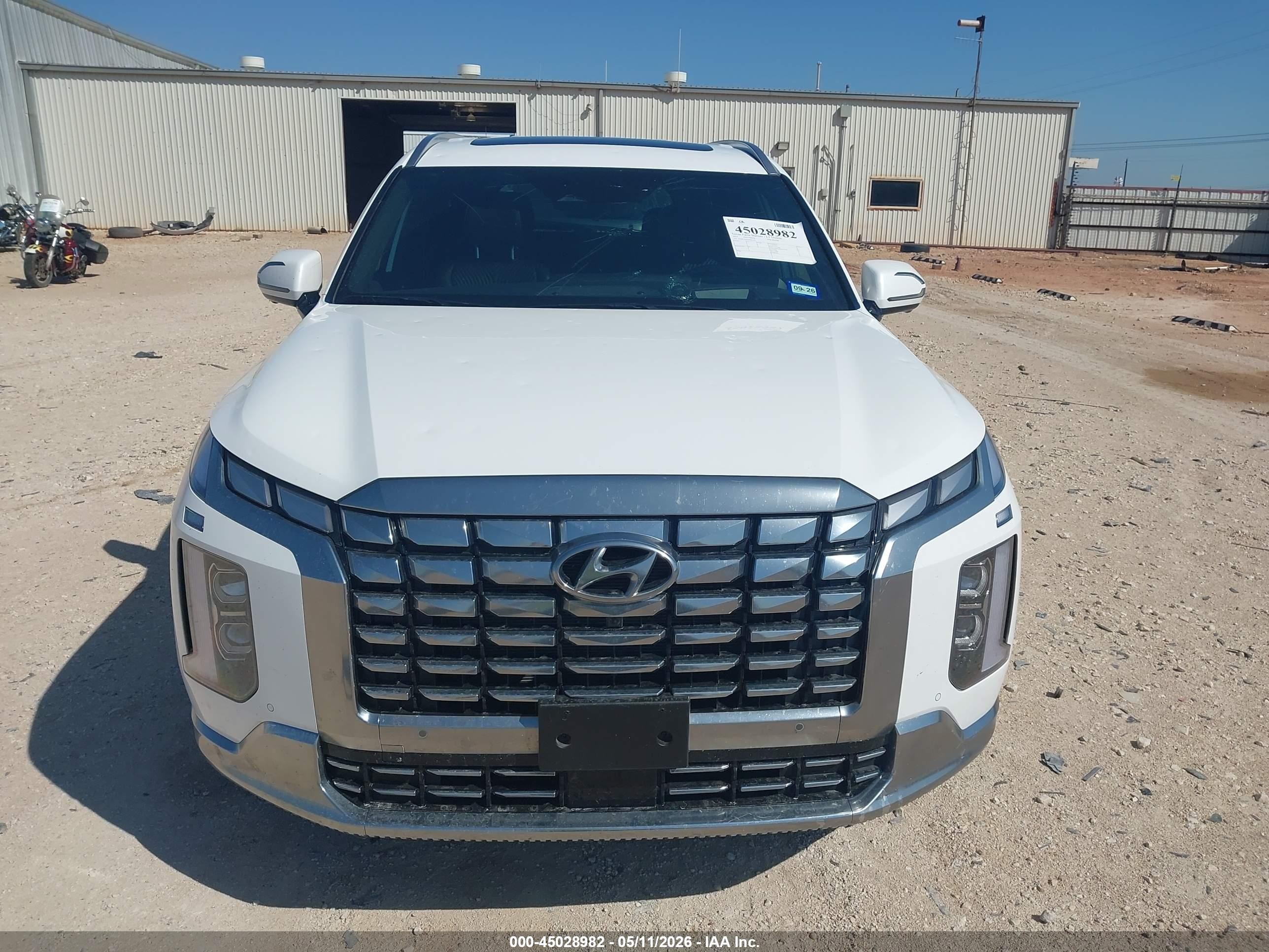 2025 Hyundai Palisade Calligraphy Белый vin: KM8R74GE2SU831597