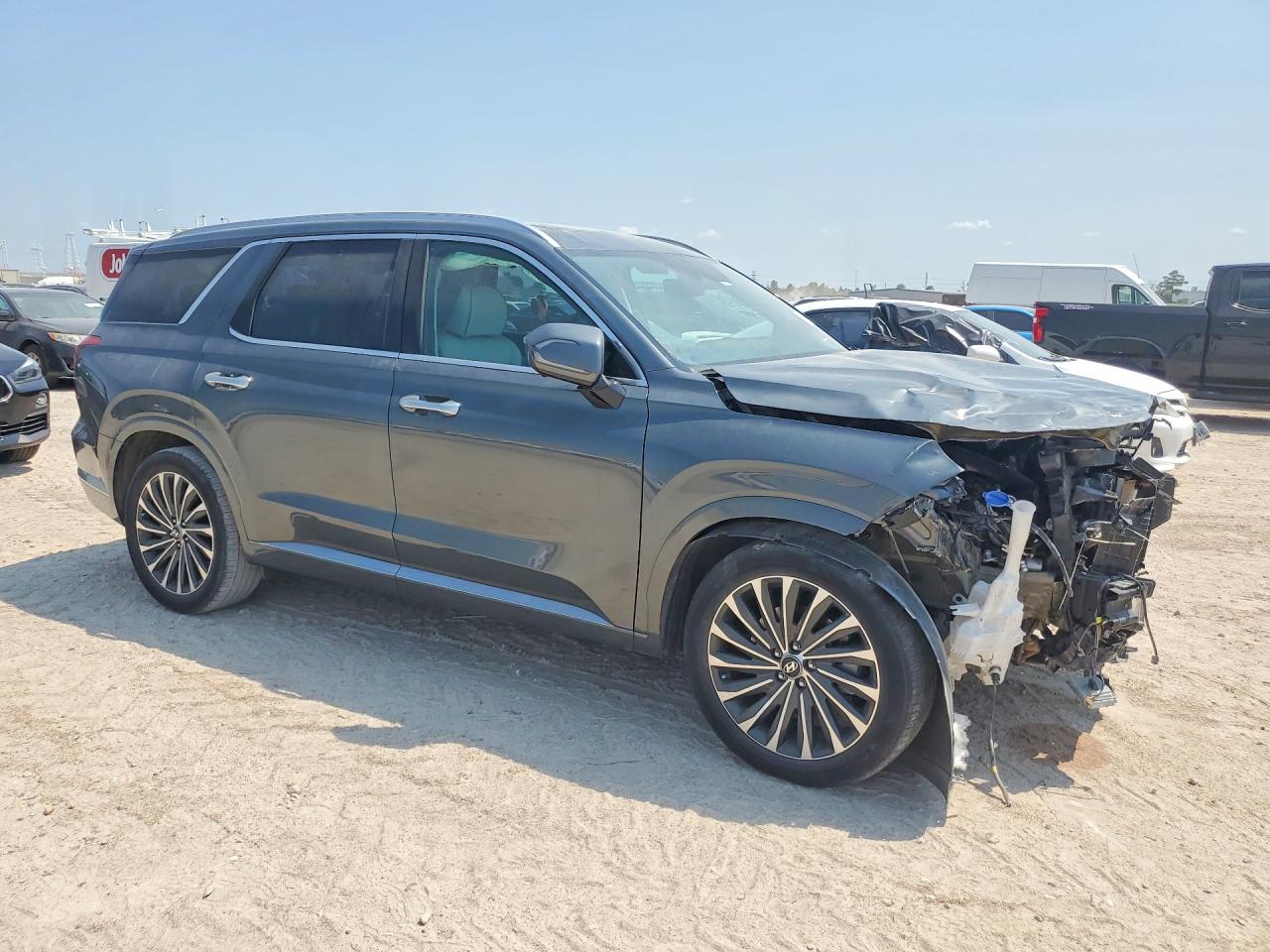 2023 Hyundai Palisade Calligraphy Gray vin: KM8R74GE4PU611918