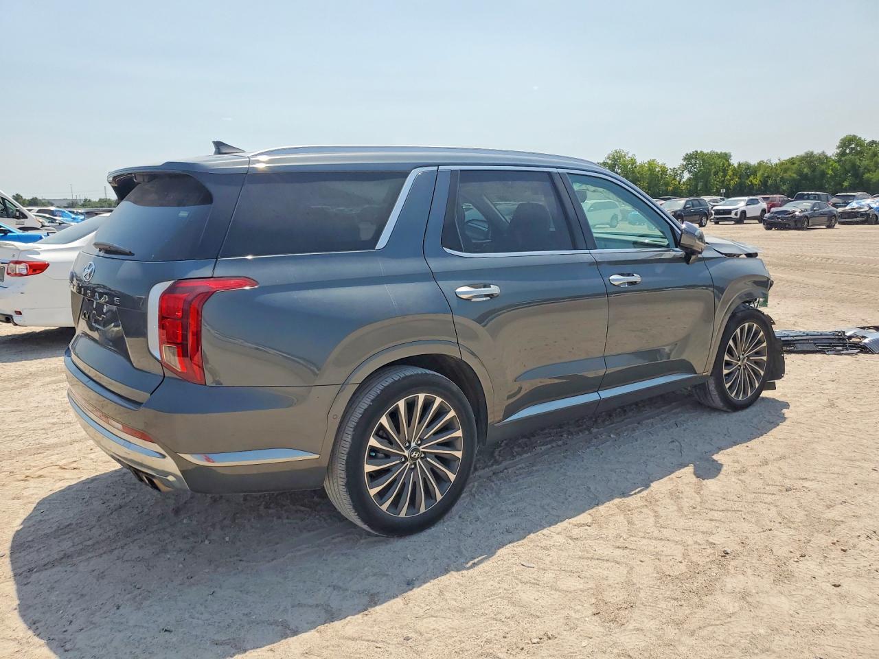 2023 Hyundai Palisade Calligraphy Gray vin: KM8R74GE4PU611918