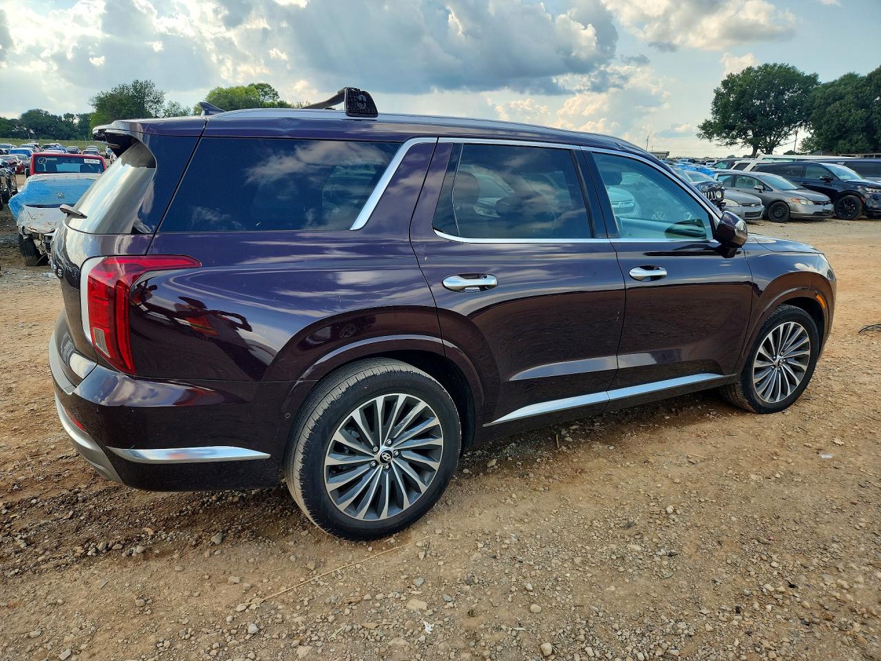 2024 Hyundai Palisade Calligraphy Purple vin: KM8R74GE4RU716462