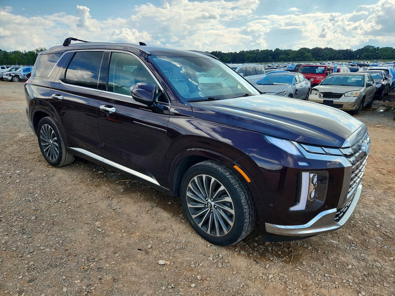 2024 Hyundai Palisade Calligraphy Purple vin: KM8R74GE4RU716462
