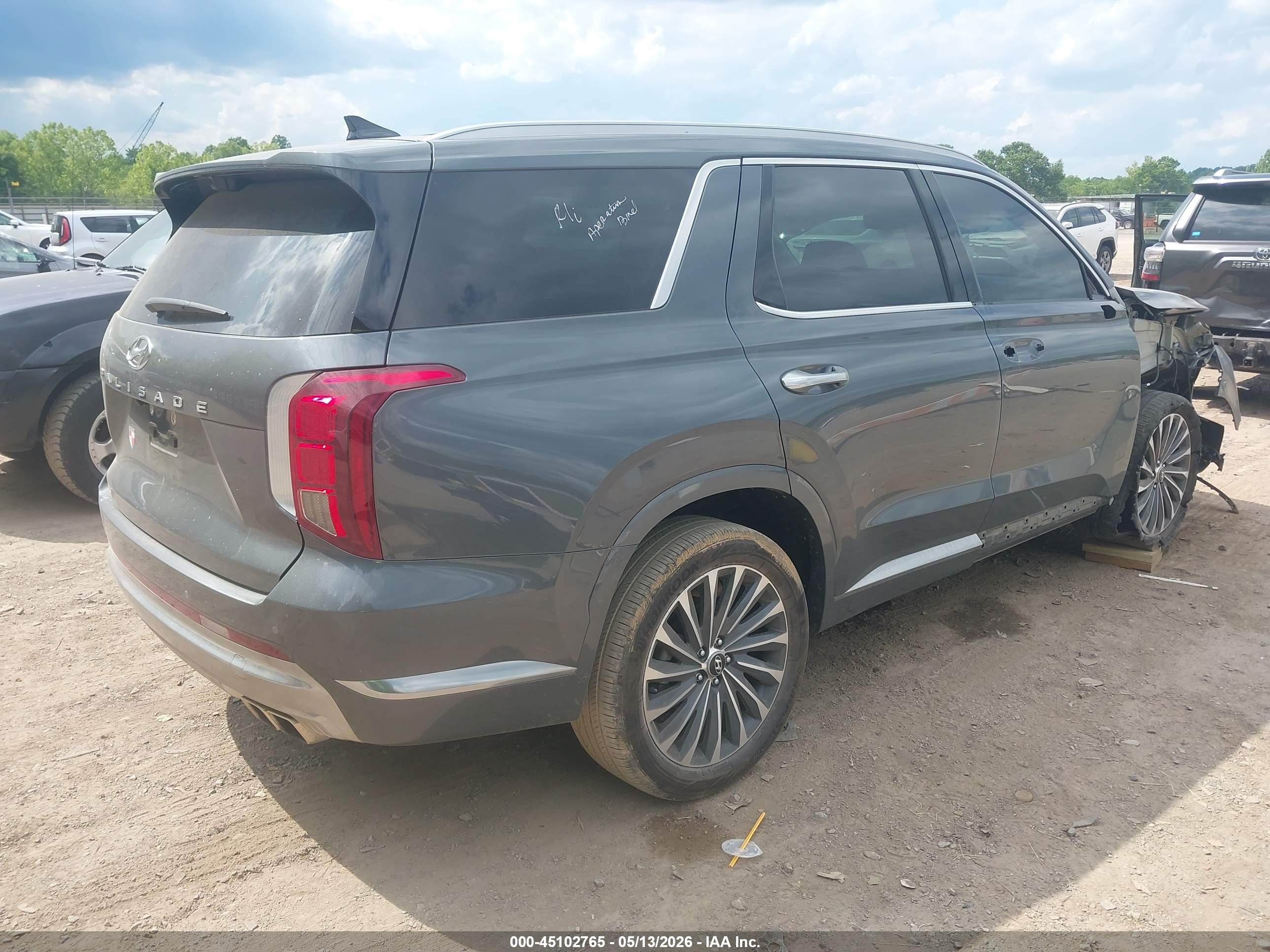 2024 Hyundai Palisade Calligraphy Gray vin: KM8R74GE6RU794791