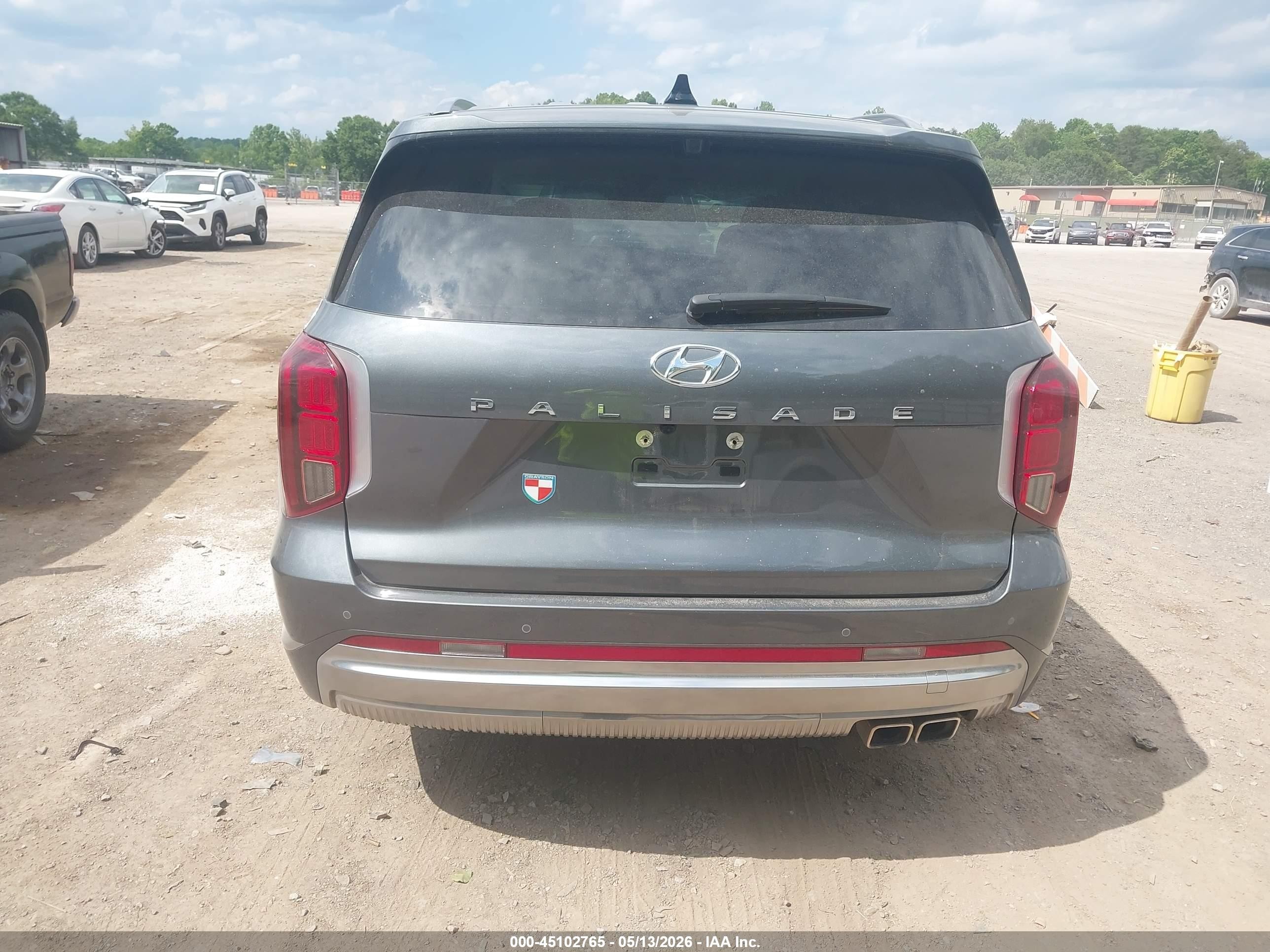 2024 Hyundai Palisade Calligraphy Gray vin: KM8R74GE6RU794791