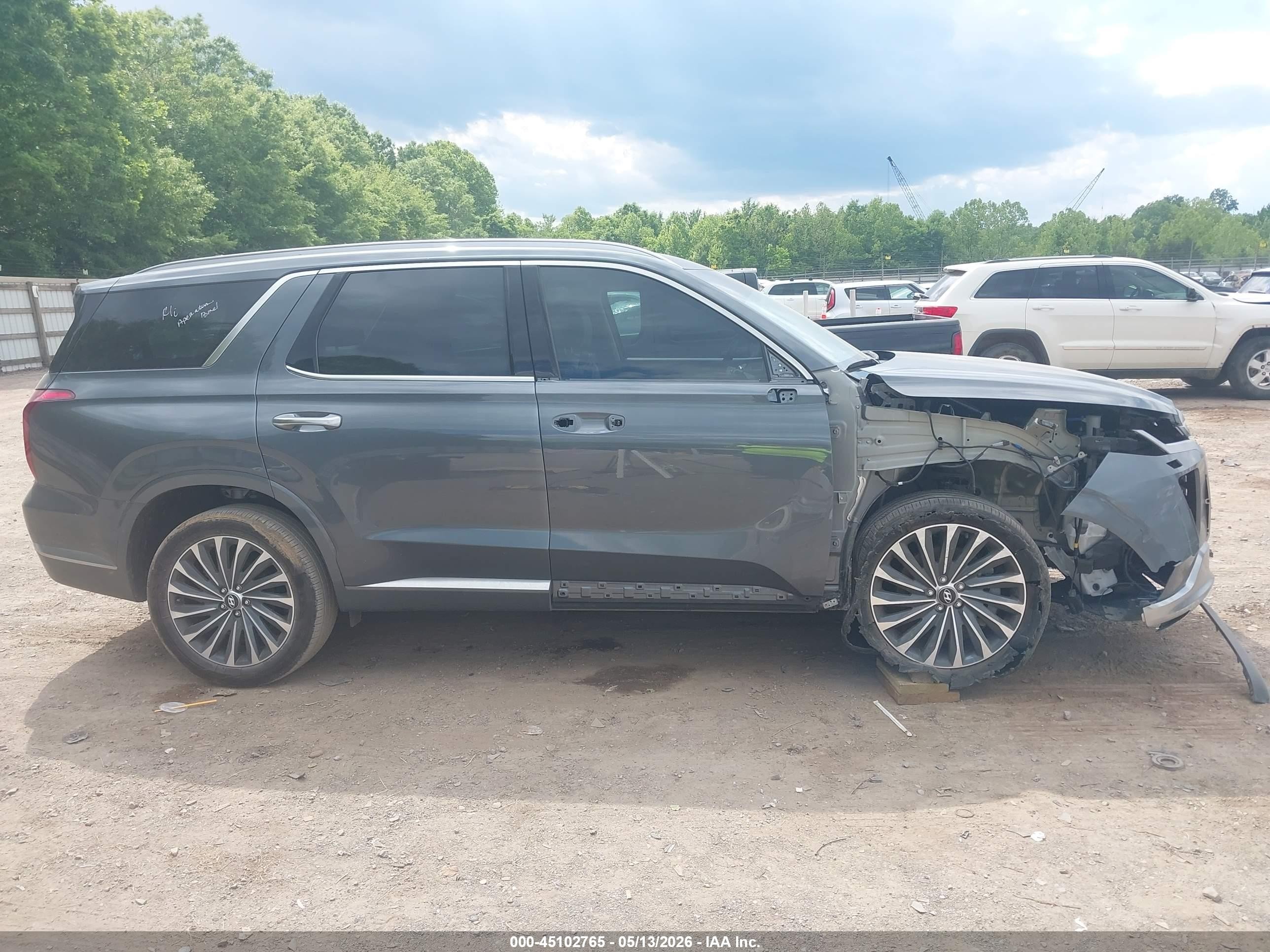 2024 Hyundai Palisade Calligraphy Gray vin: KM8R74GE6RU794791