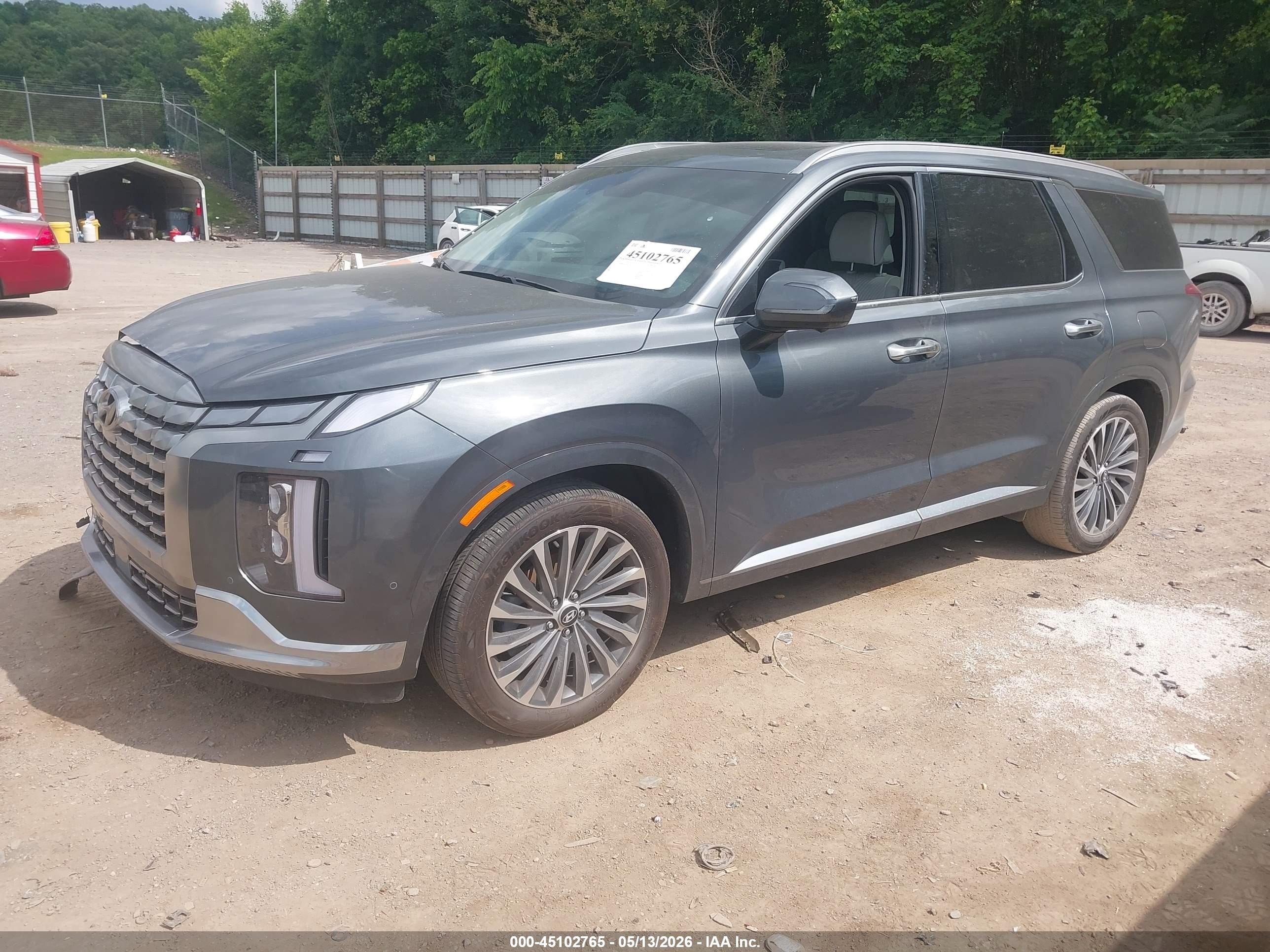 2024 Hyundai Palisade Calligraphy Gray vin: KM8R74GE6RU794791