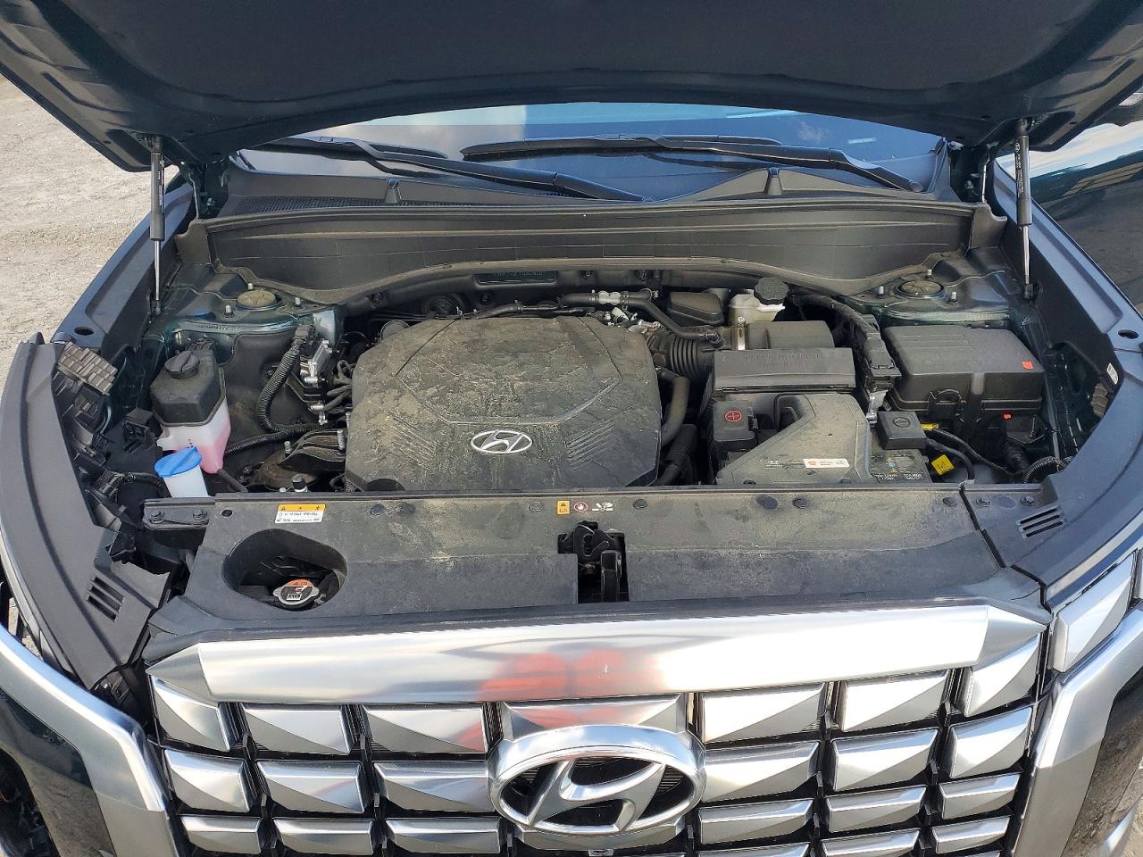 2025 Hyundai Palisade Calligraphy Зеленый vin: KM8R74GE7SU878687