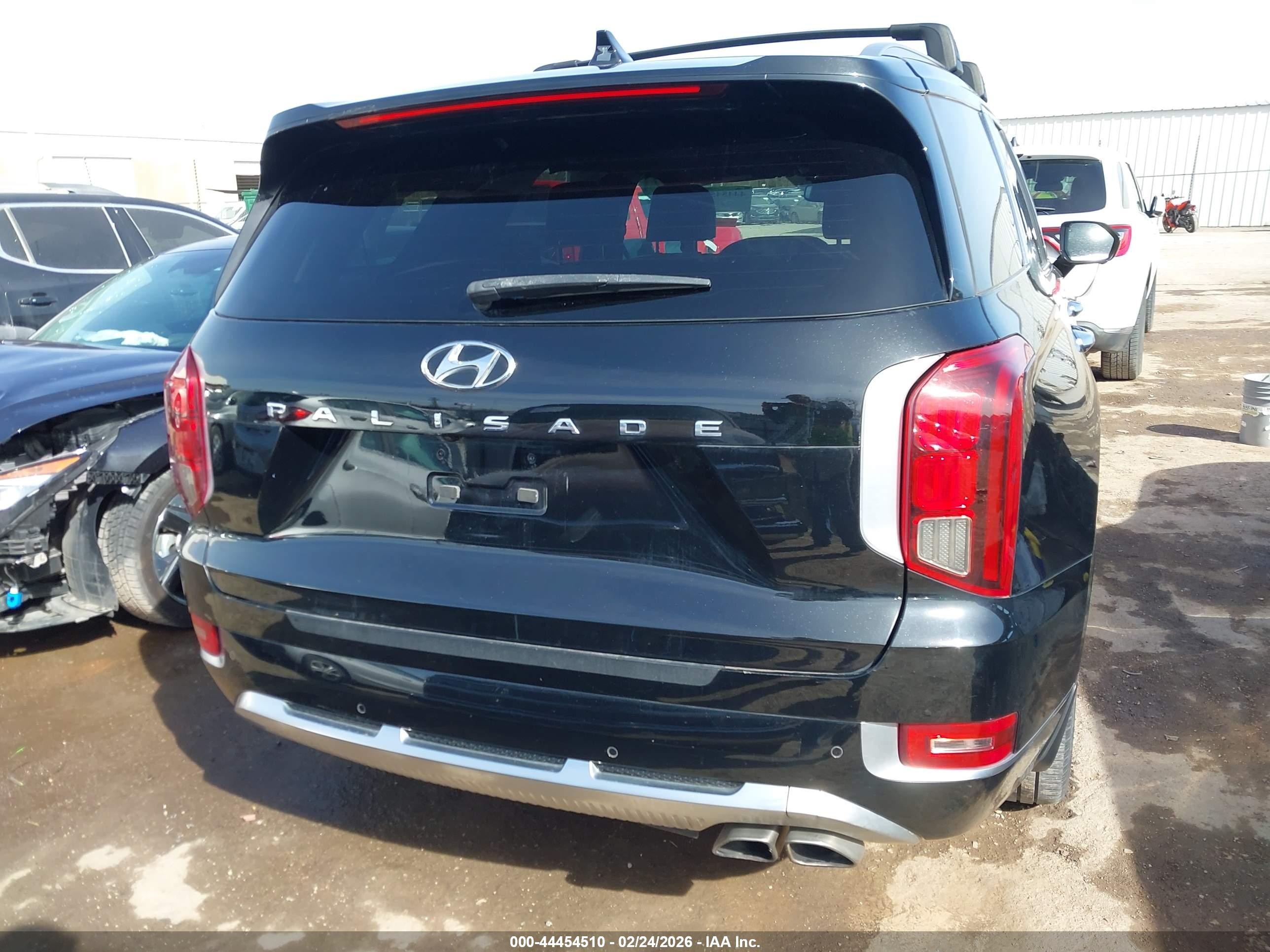 2021 Hyundai Palisade Calligraphy Black vin: KM8R74HE1MU292147
