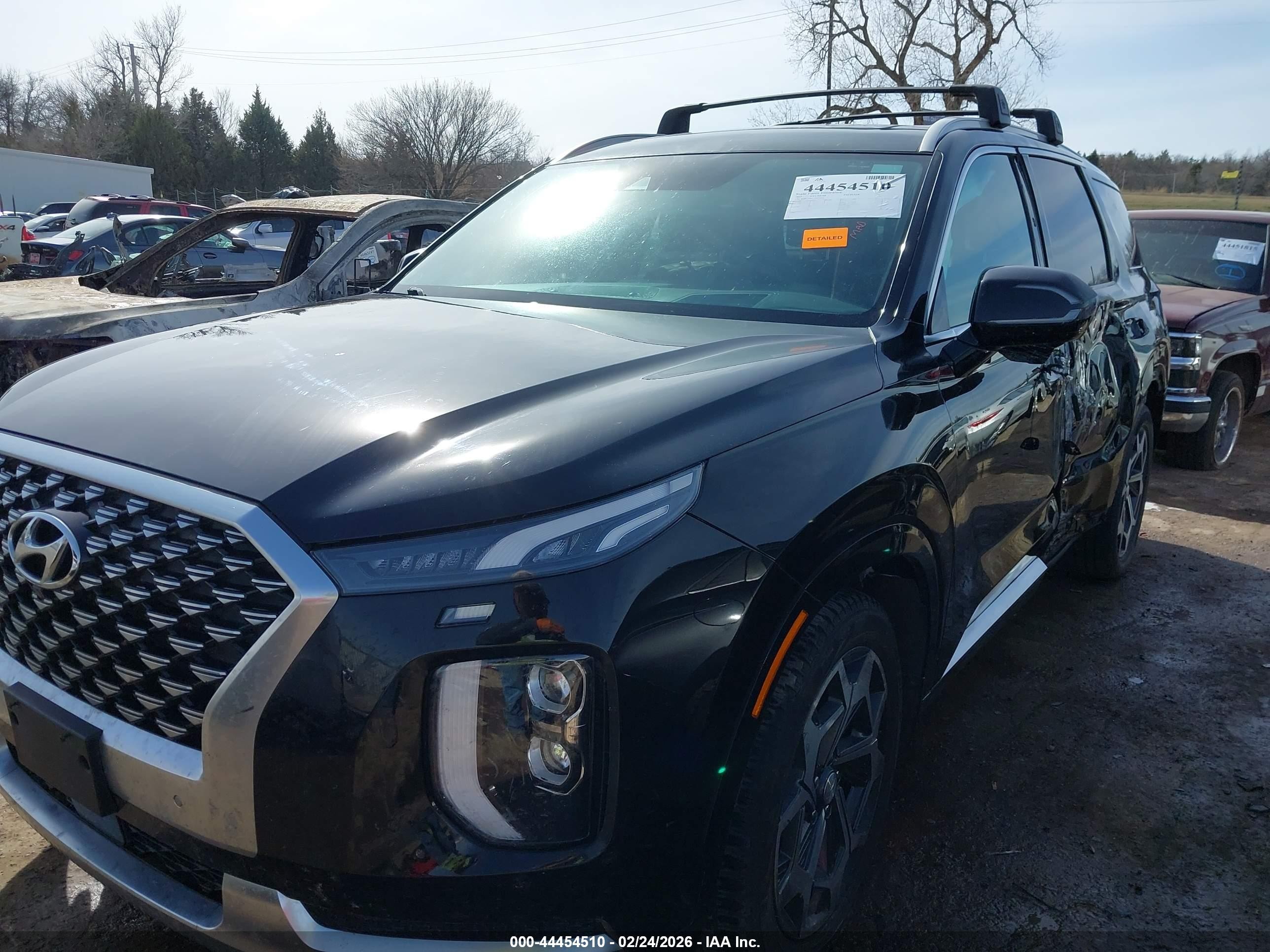2021 Hyundai Palisade Calligraphy Black vin: KM8R74HE1MU292147