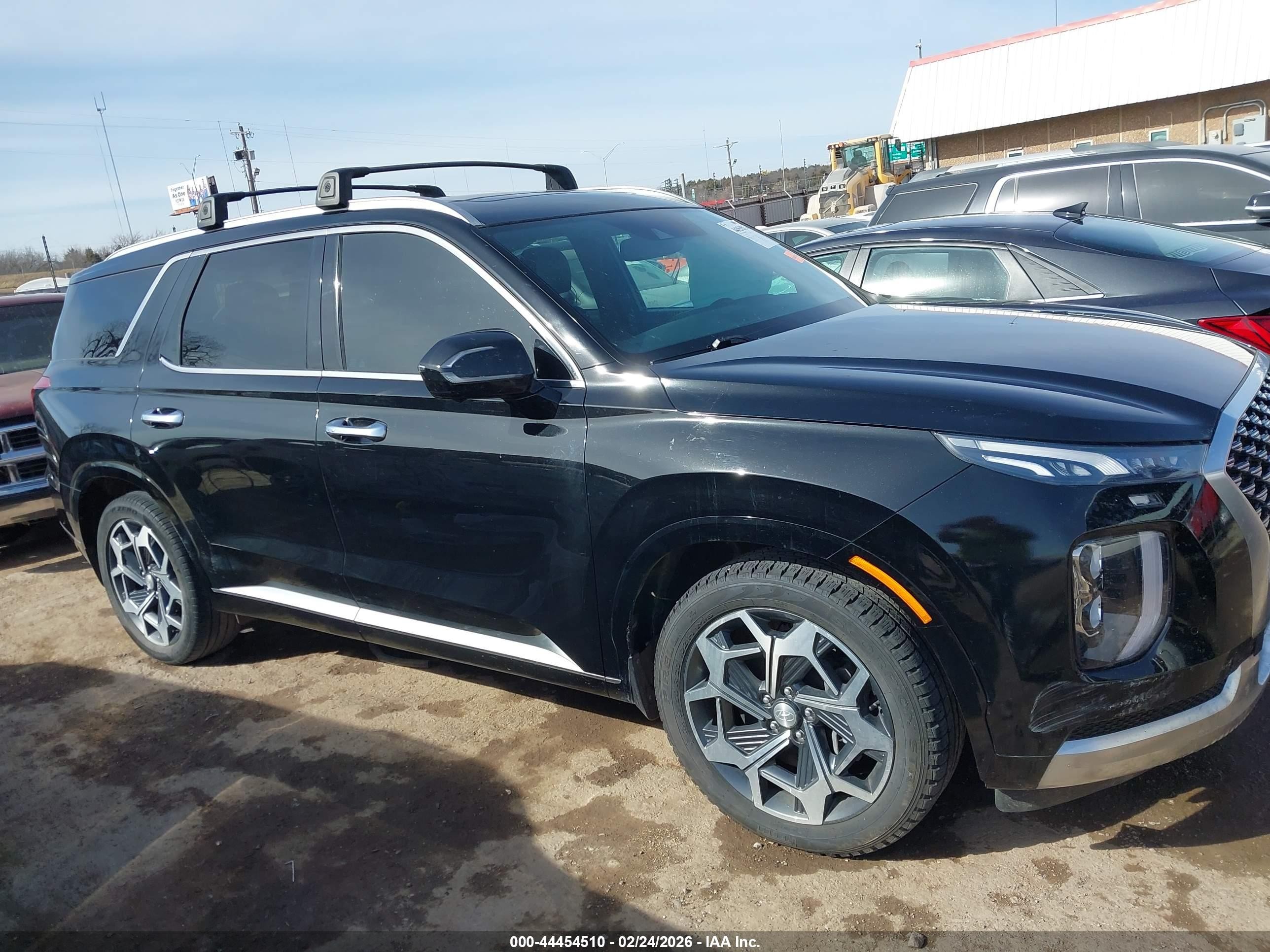 2021 Hyundai Palisade Calligraphy Black vin: KM8R74HE1MU292147