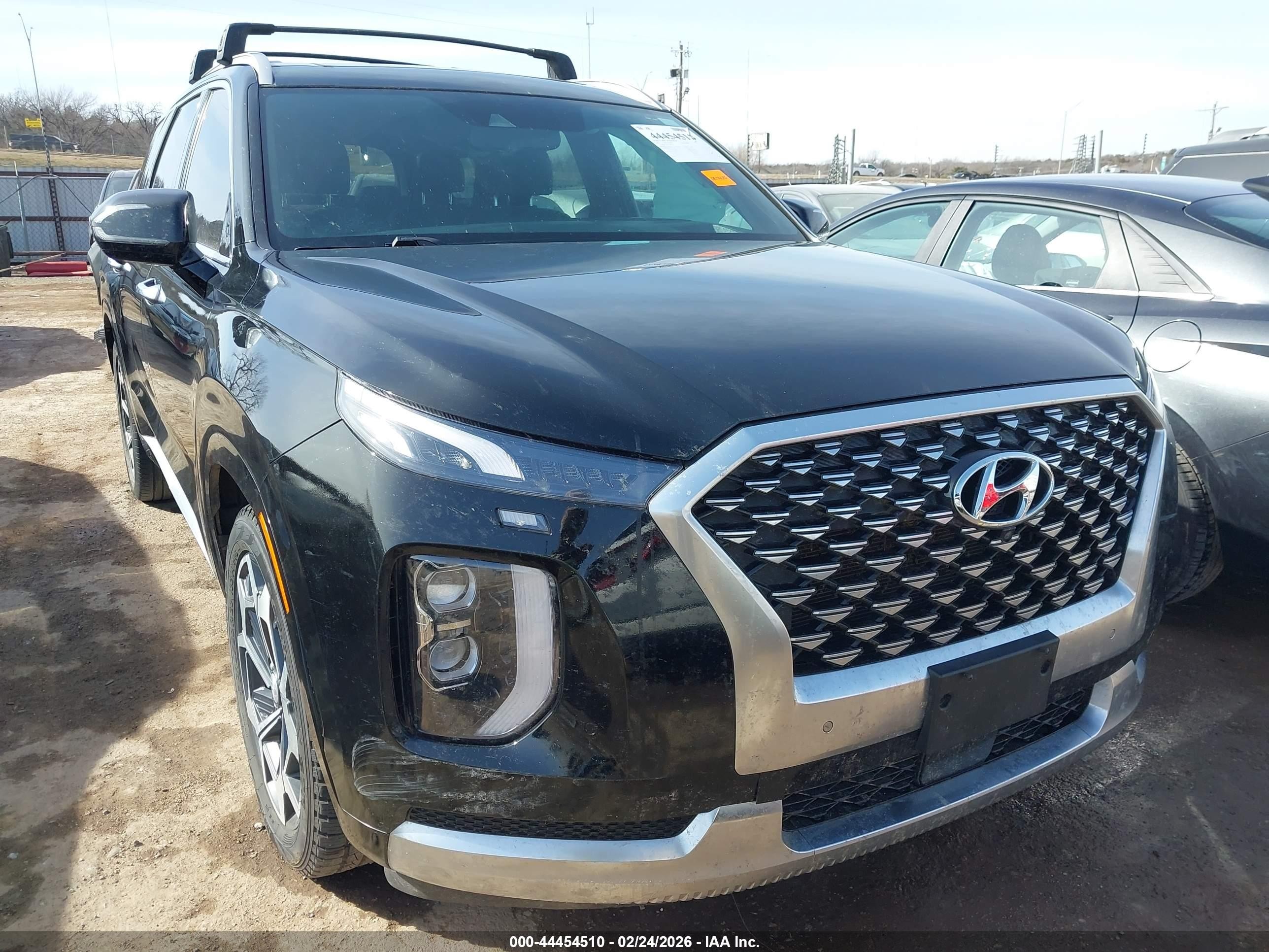 2021 Hyundai Palisade Calligraphy Black vin: KM8R74HE1MU292147
