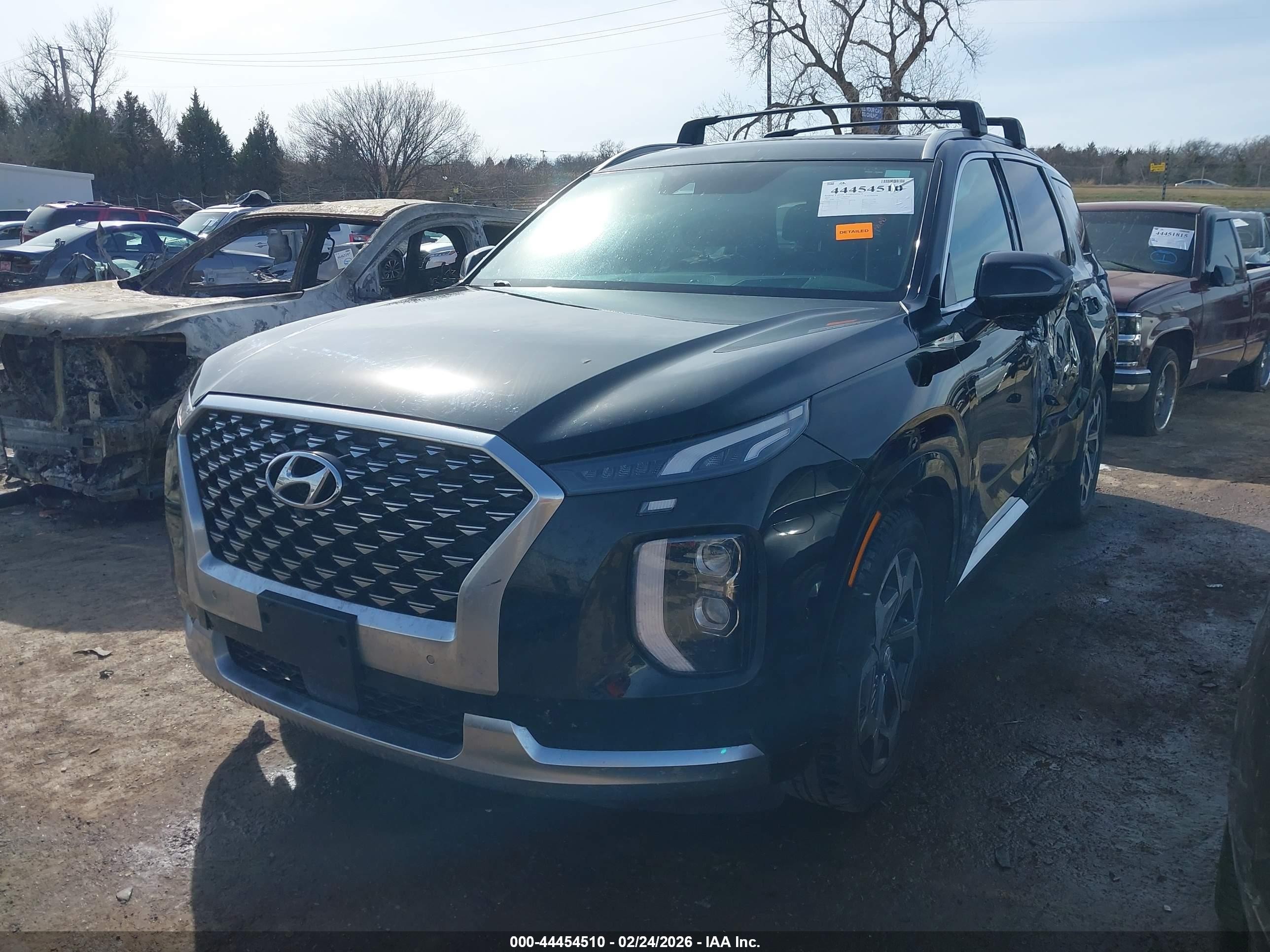 2021 Hyundai Palisade Calligraphy Black vin: KM8R74HE1MU292147