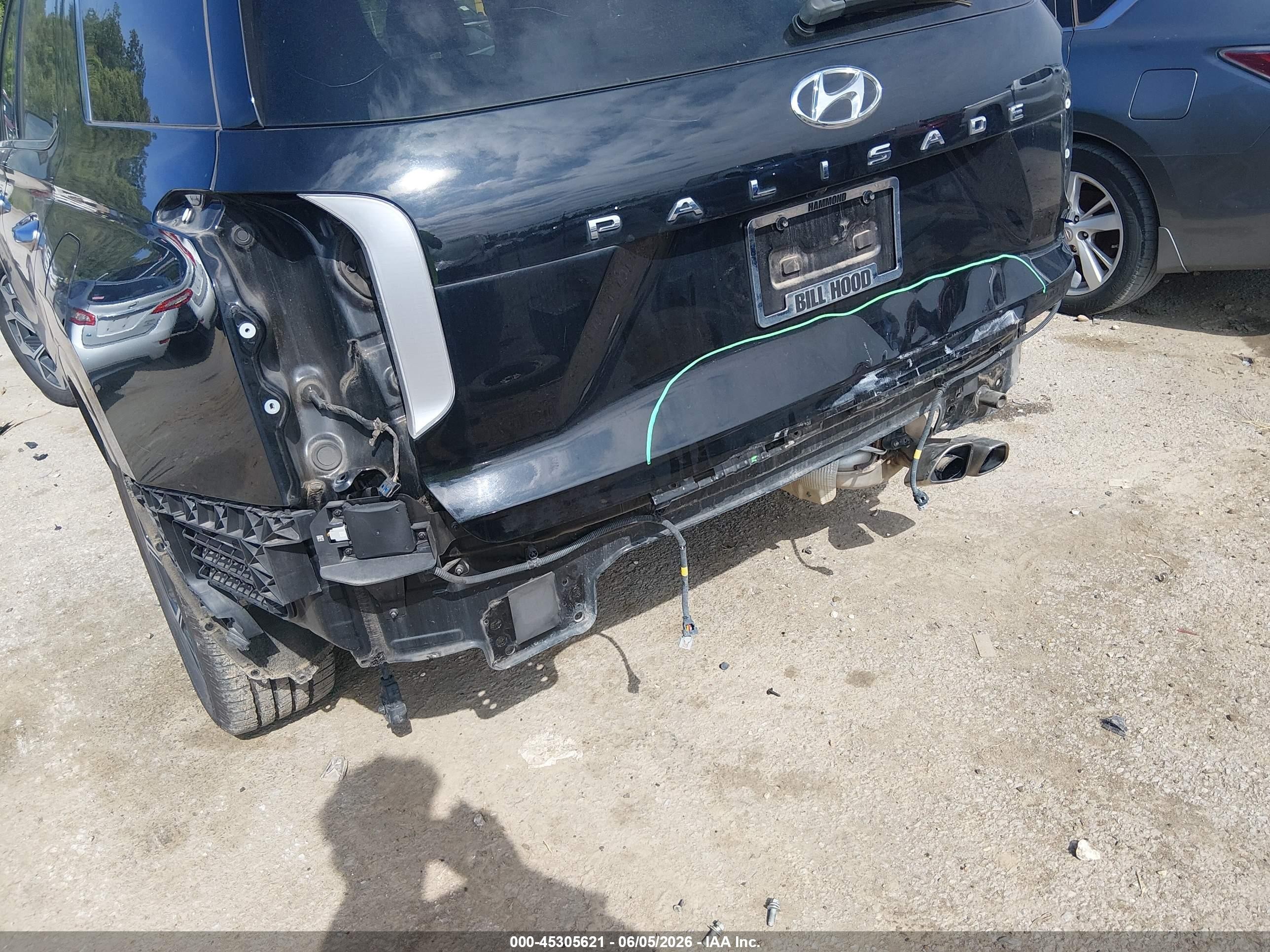 2022 Hyundai Palisade Calligraphy Black vin: KM8R74HE3NU480153